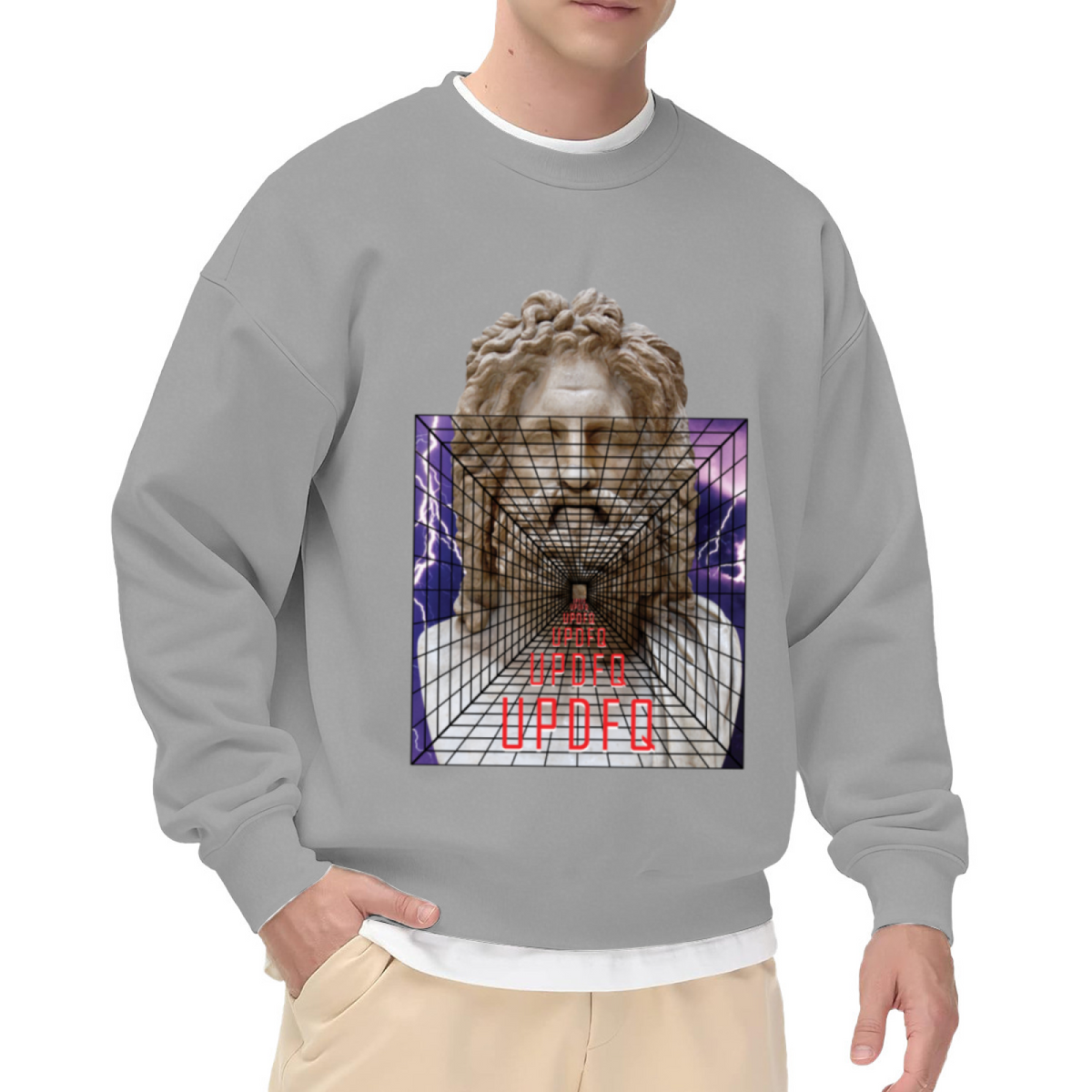 Vaporwave Classical Bust Art - Crewneck Sweatshirt | Vaporwave, Retro, Aesthetic Gift