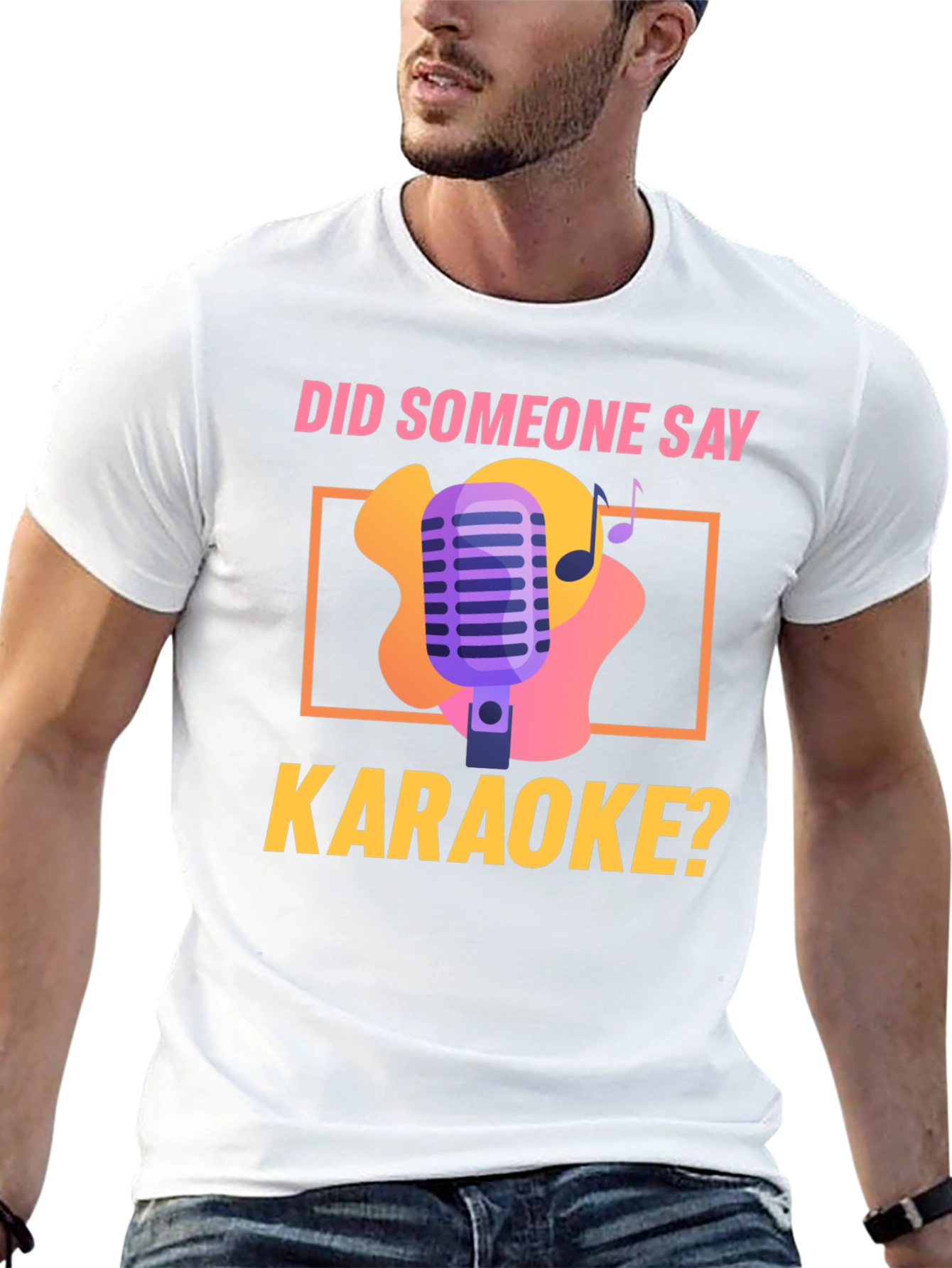 Karaoke Night T-Shirt - Did Someone Say Karaoke? Design