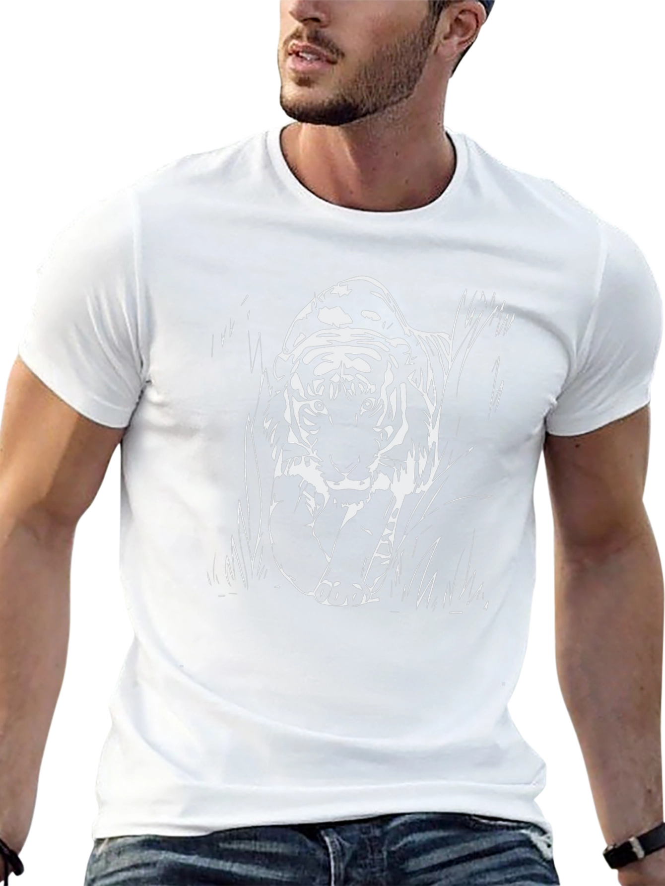 Black Tiger Graphic Tee - Urban Cool