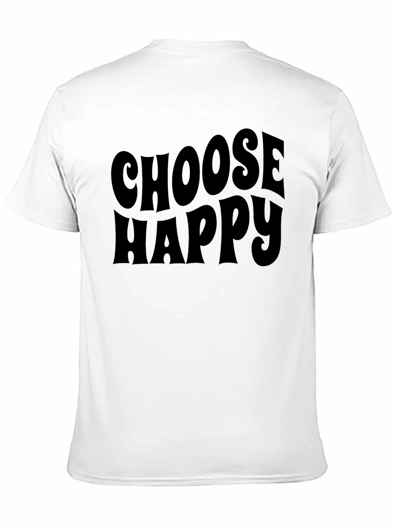 Choose Happy Black T-Shirt