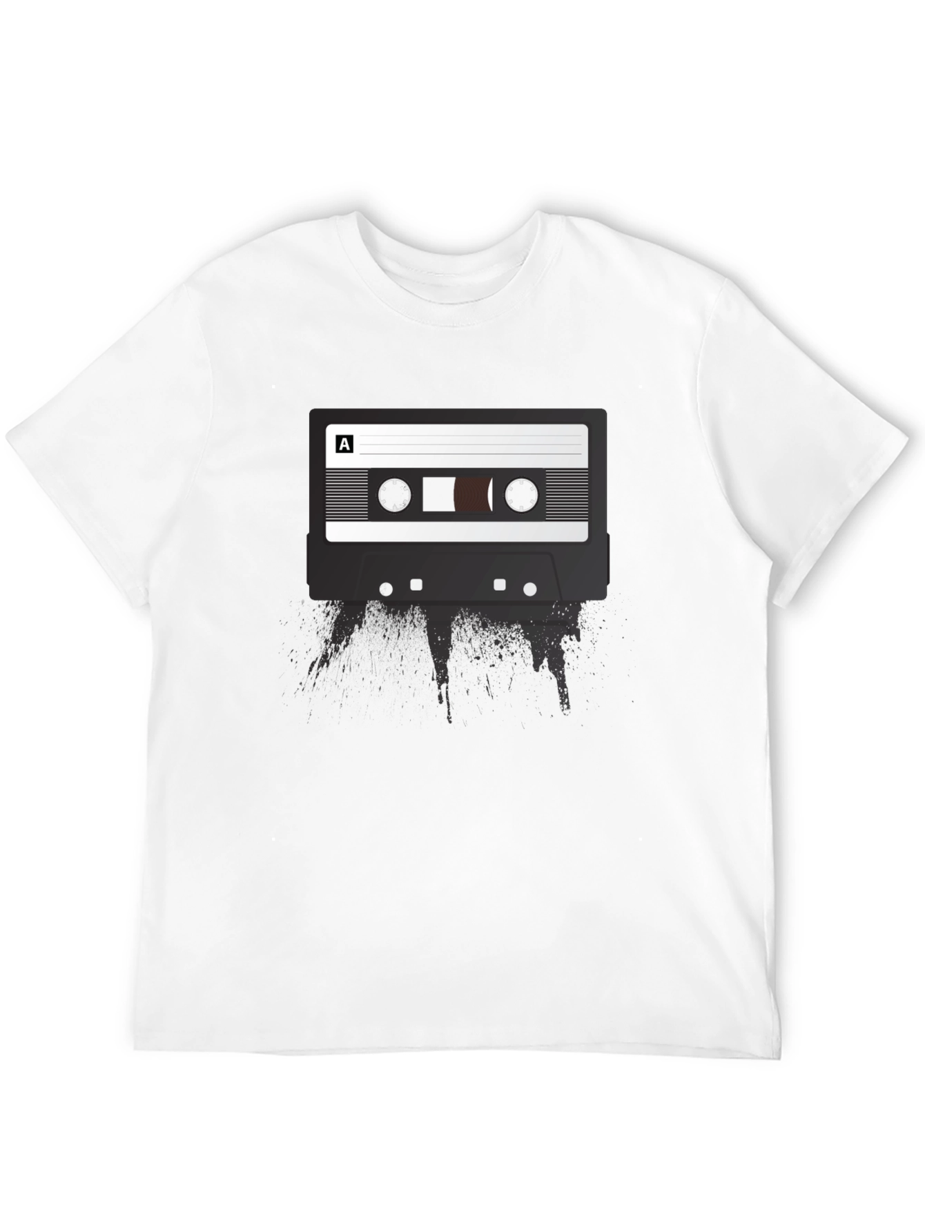 Retro Cassette Tape Graphic Tee - Music Lover Shirt