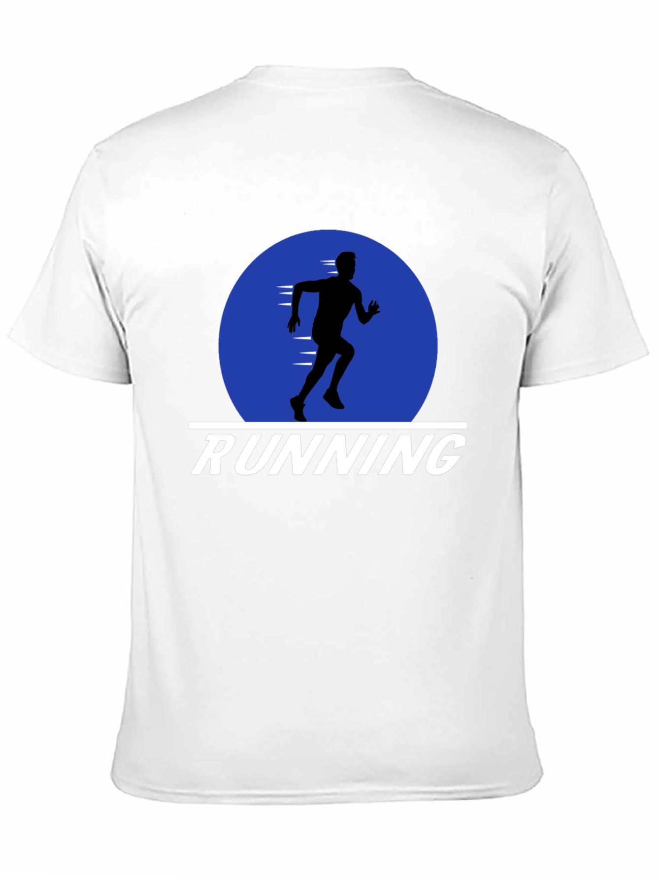 Mens Running Graphic Black T-Shirt