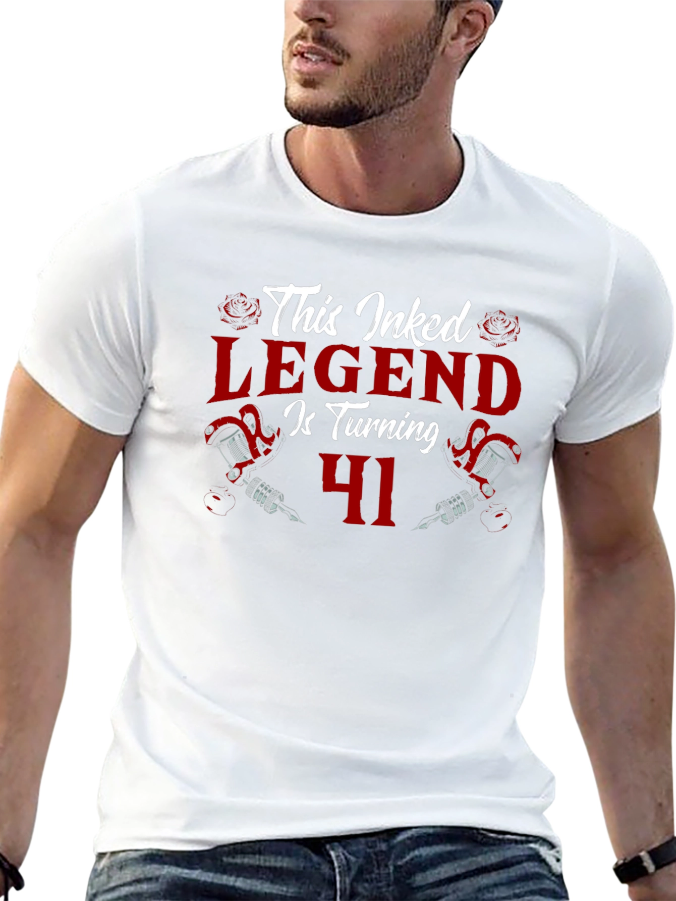 Inked Legend 41st Birthday Black T-Shirt