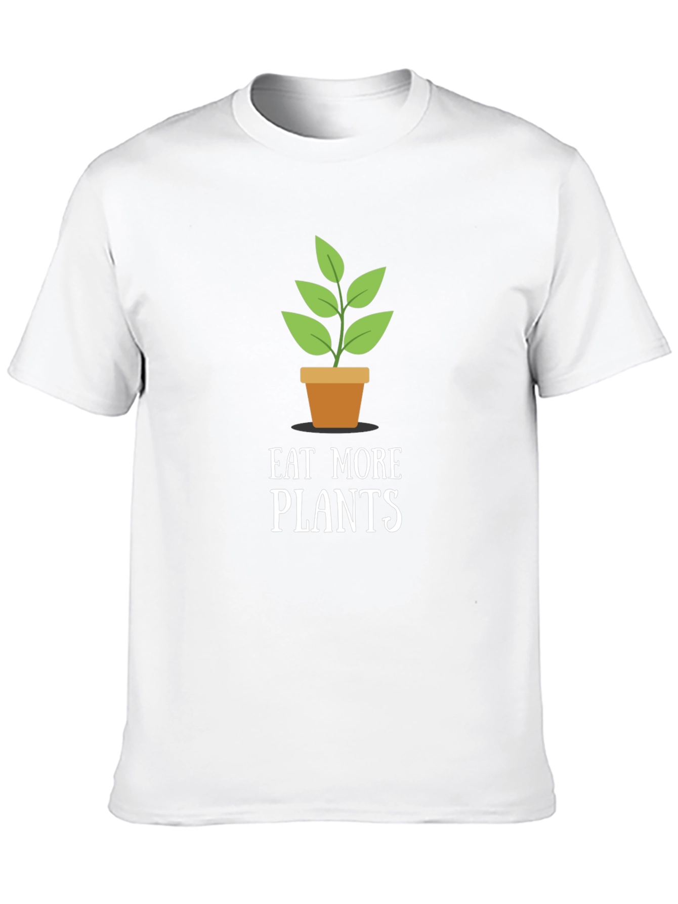 Eat More Plants T-Shirt - Black Graphic Tee