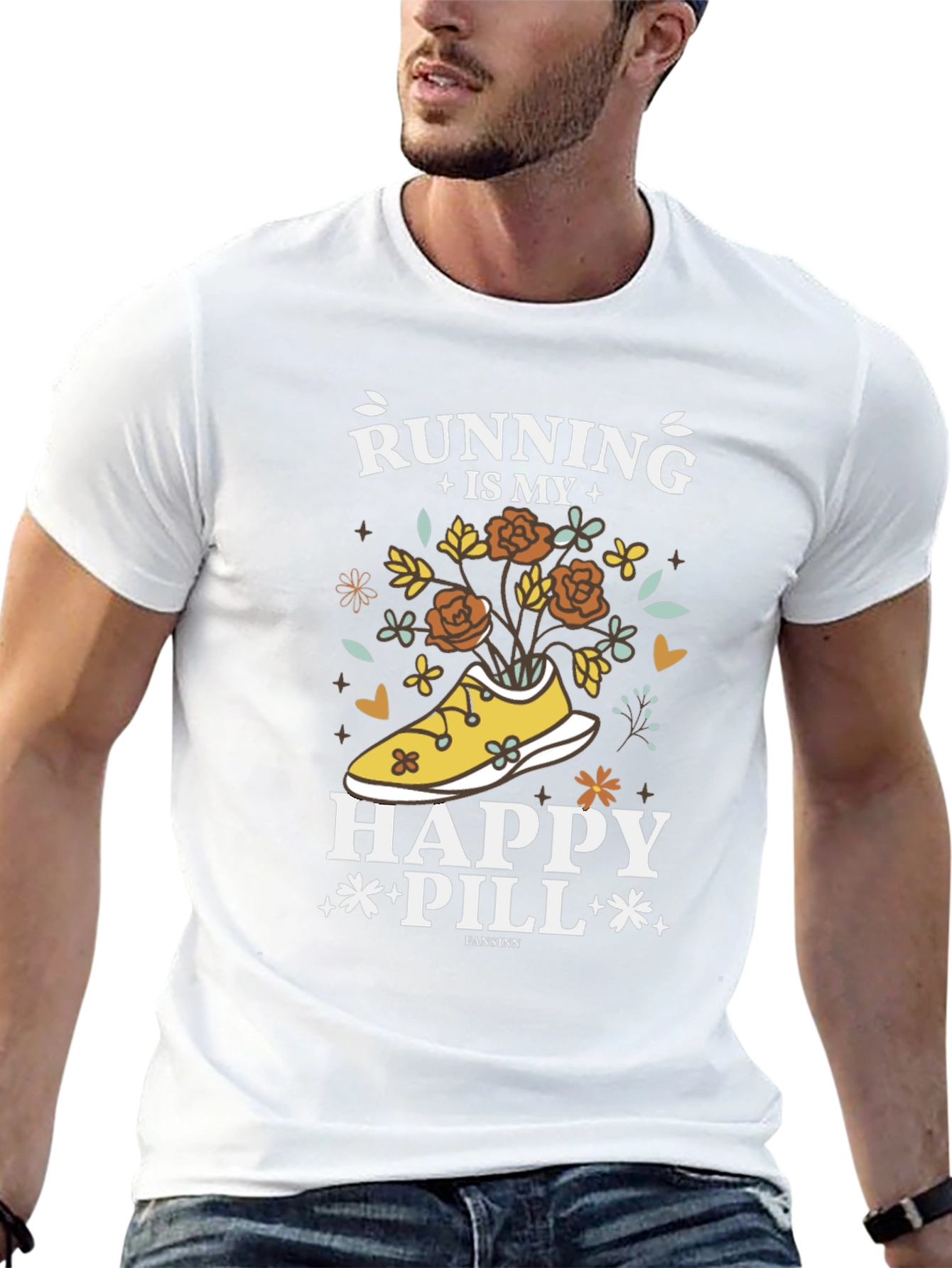 Running Is My Happy Pill T-Shirt