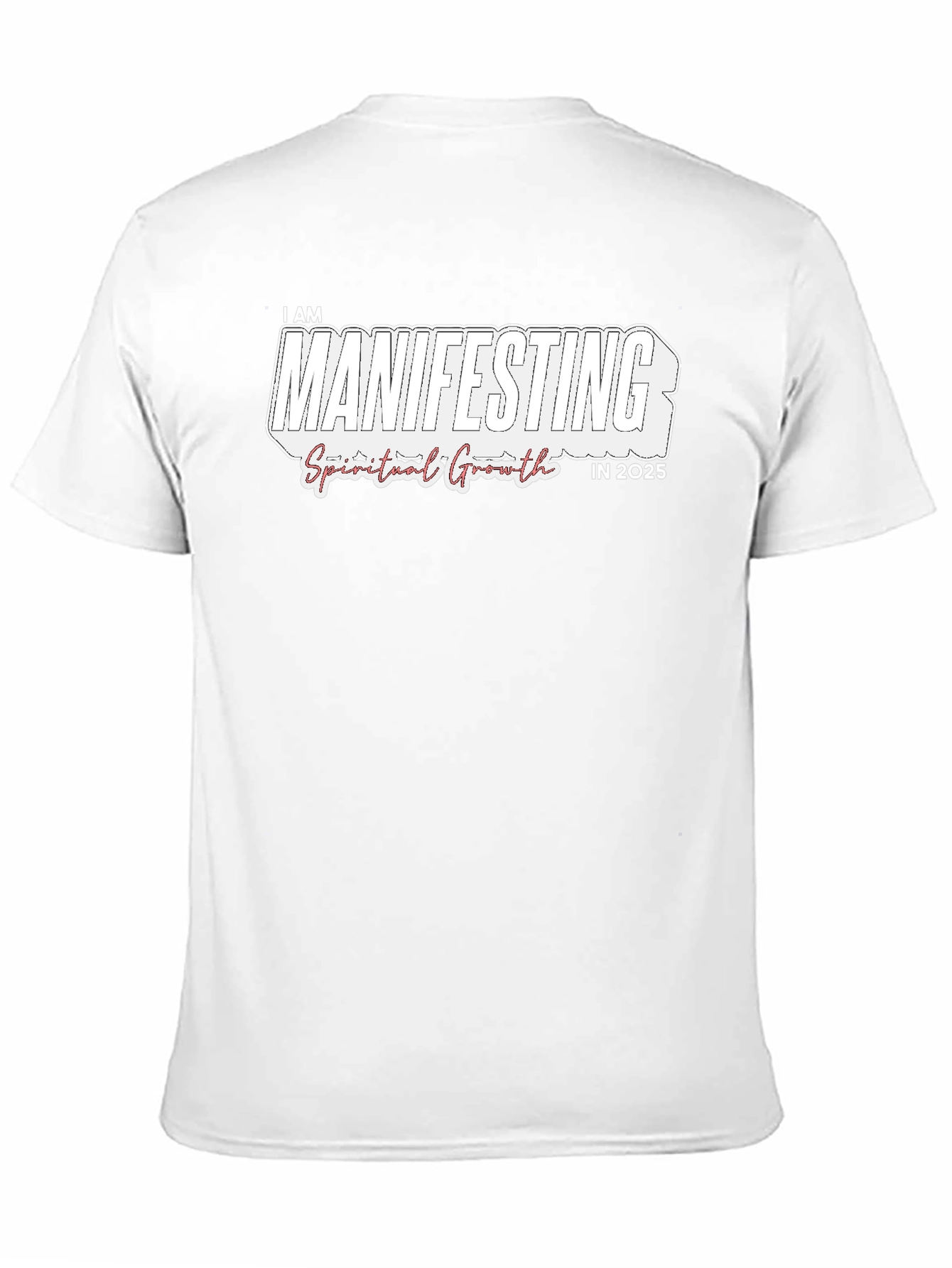 Manifesting Spiritual Growth in 2025 Black T-Shirt