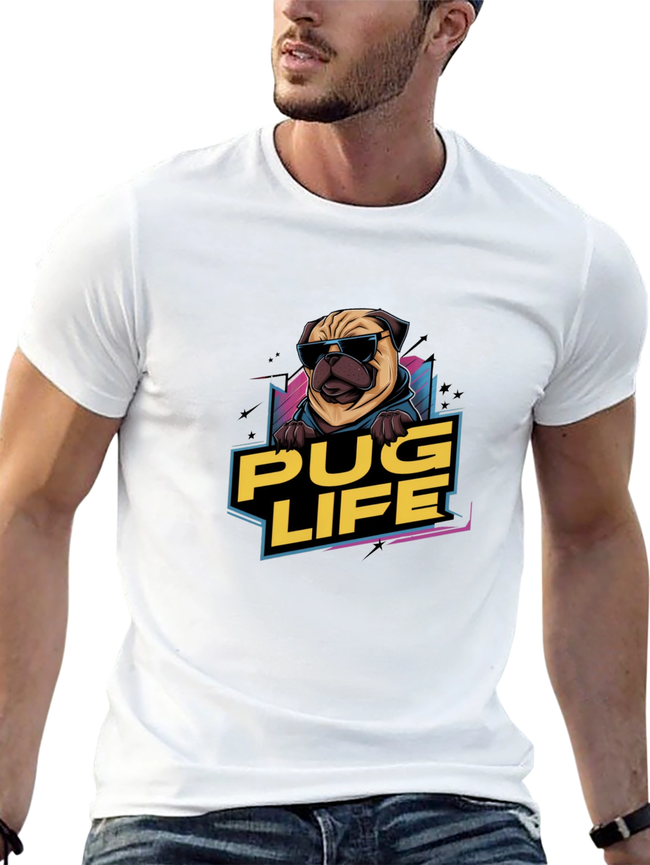 Pug Life T-Shirt - Cool Dog Graphic Tee