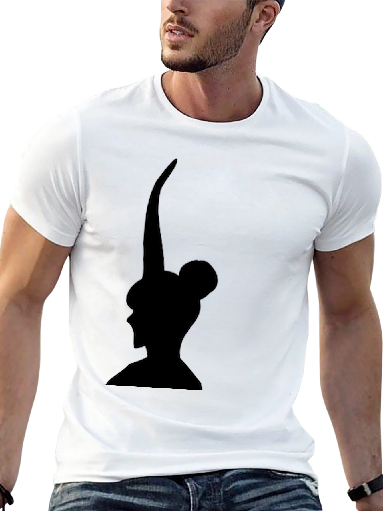 Silhouette Graphic Black T-Shirt