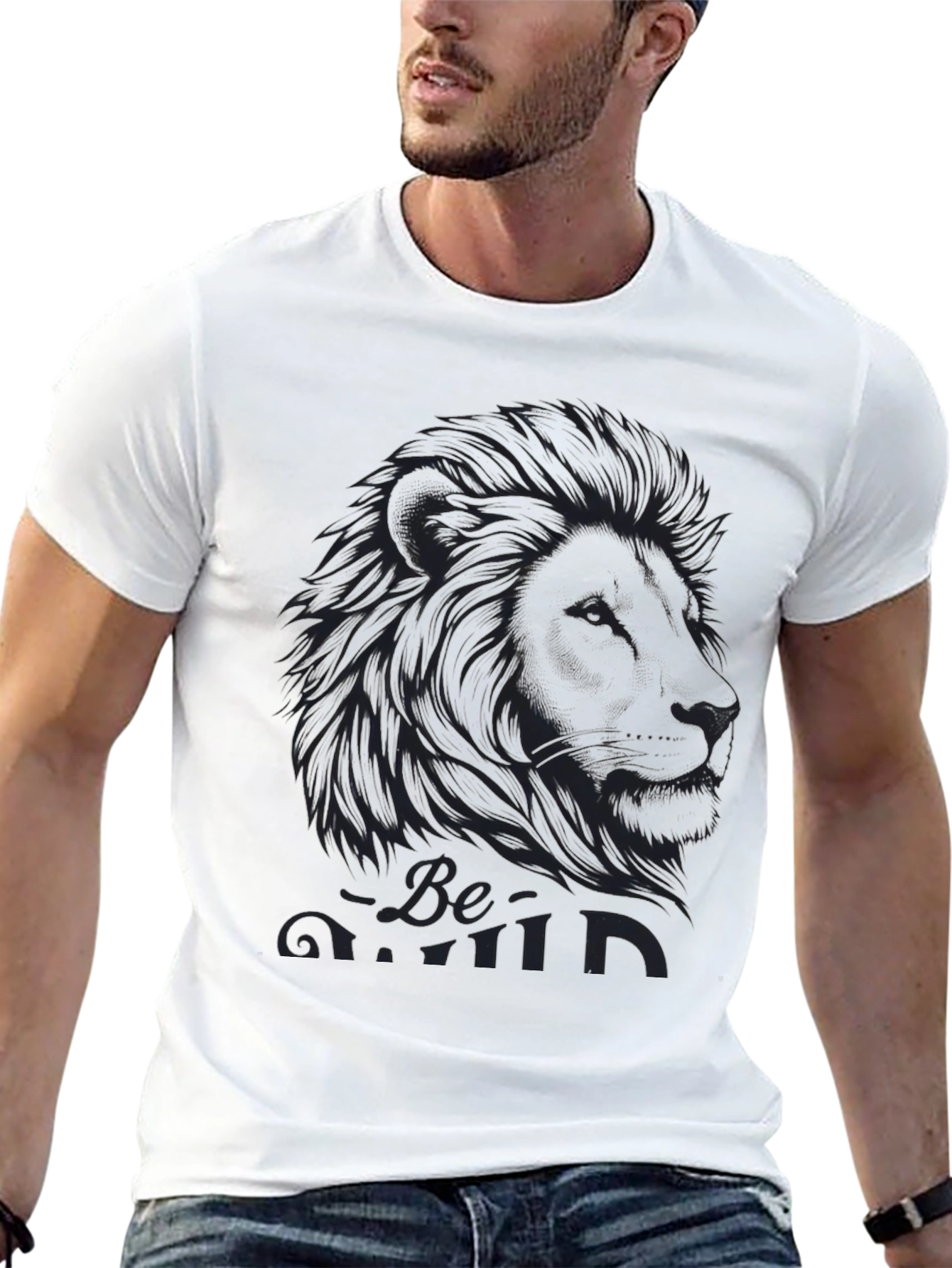 Lion Graphic Tee - Be Kind T-Shirt