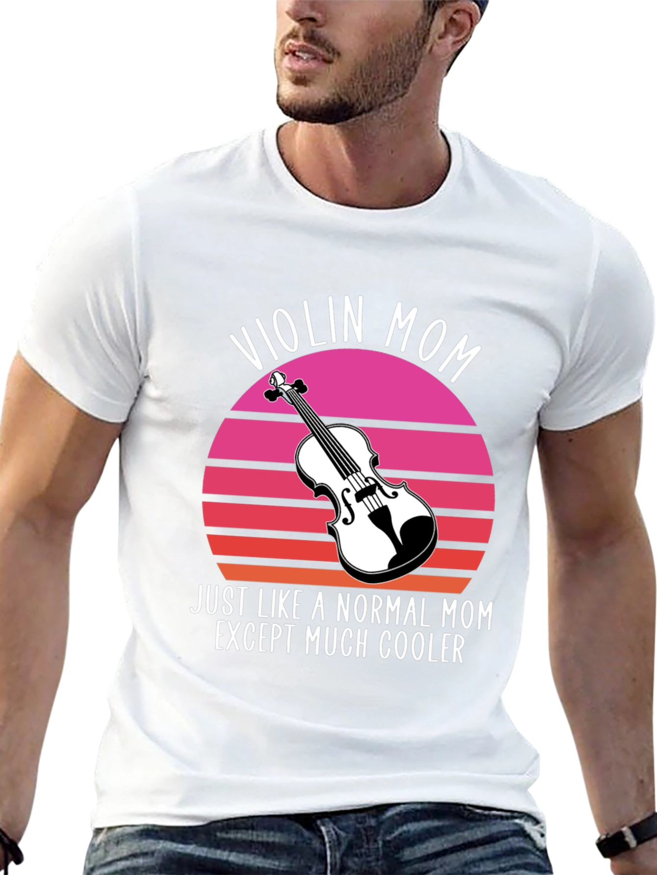 Violin Mom T-Shirt - Cool Musician Mom Tee