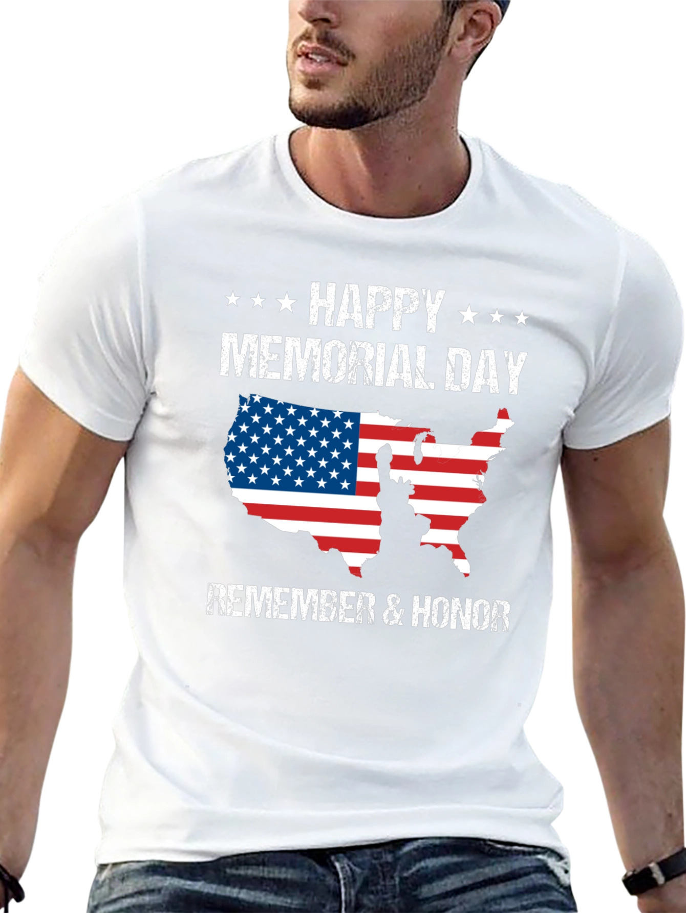 Memorial Day T-Shirt - Patriotic USA Design