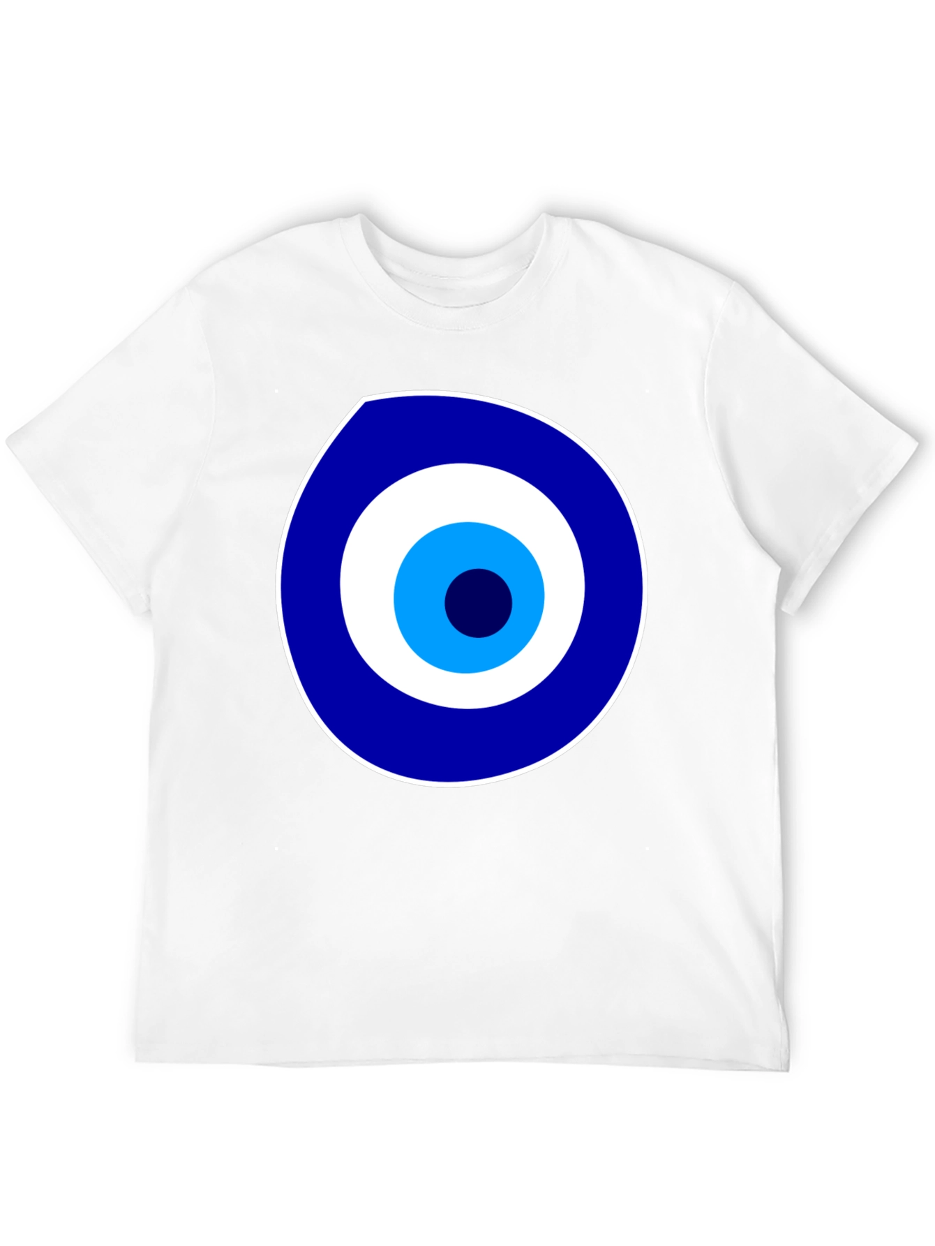 Evil Eye Graphic Print Black T-Shirt