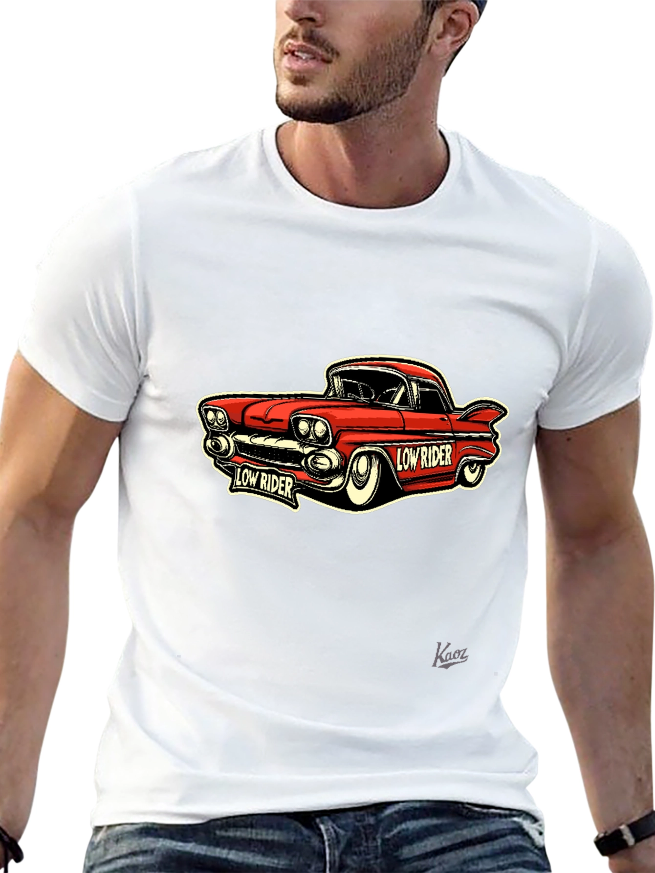 Low Rider Car Graphic Tee - Classic Style