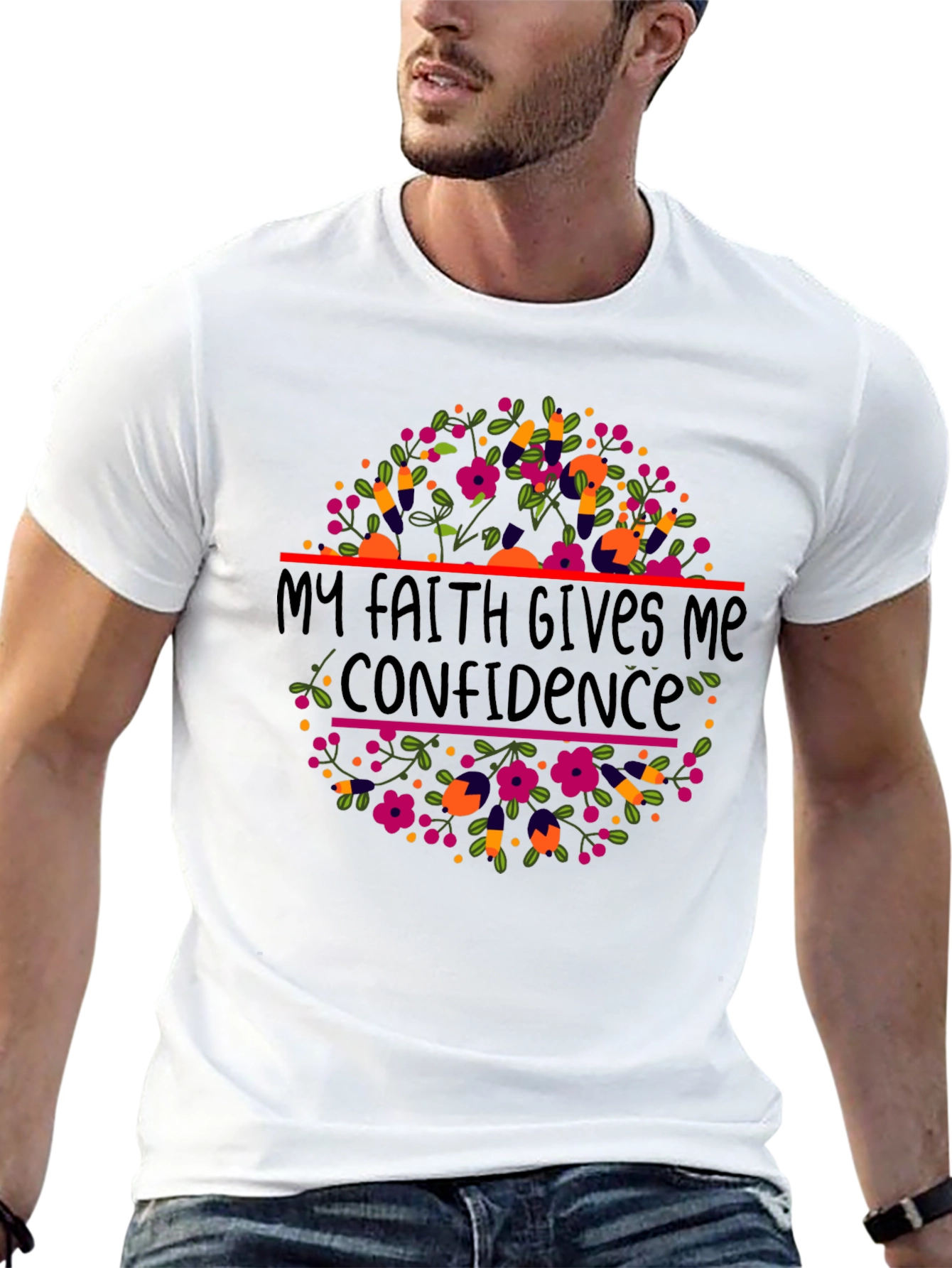 Faith Confidence Floral Tee
