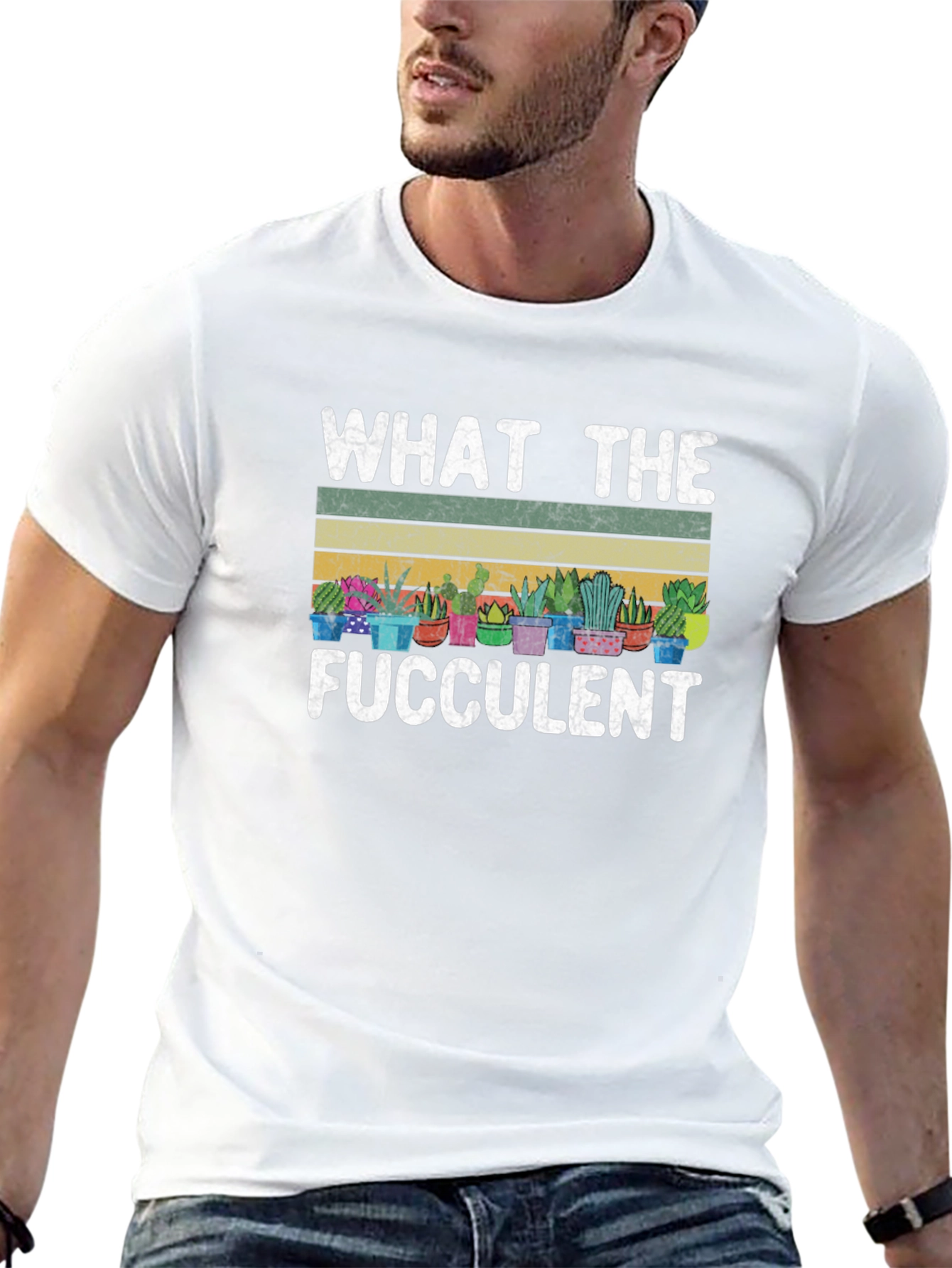 What The Fucculent T-Shirt - Funny Plant Lover Tee