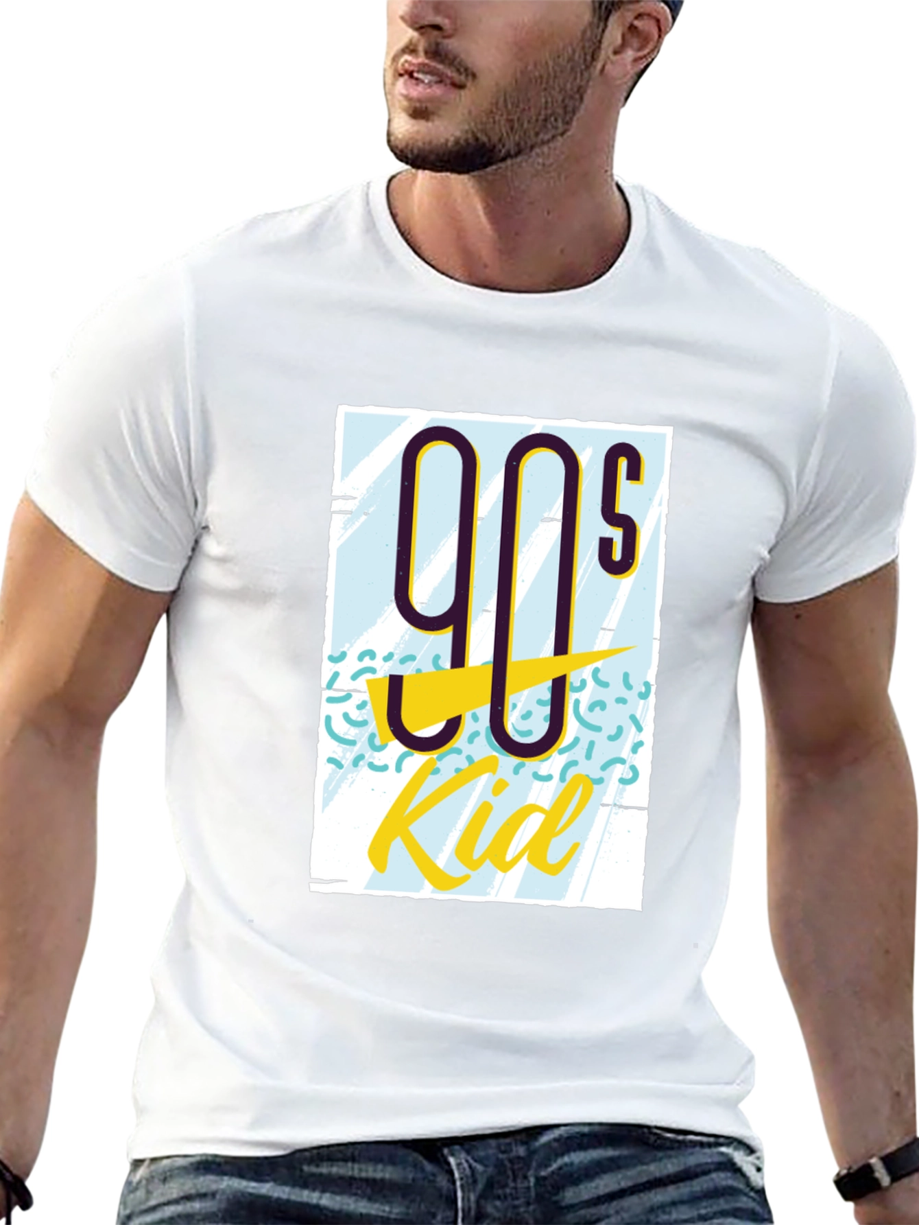 90s Kid Graphic Tee - Retro Style