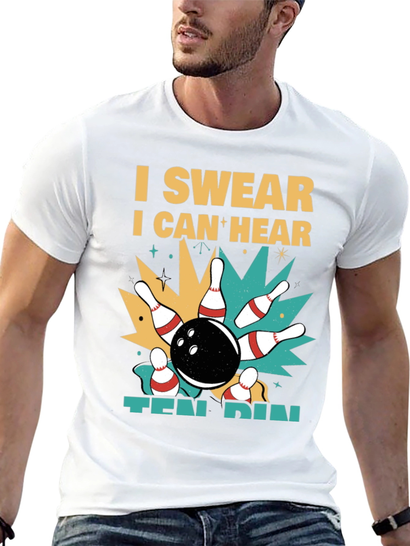 I Swear I Can Hear Ten Pin Bowling T-Shirt