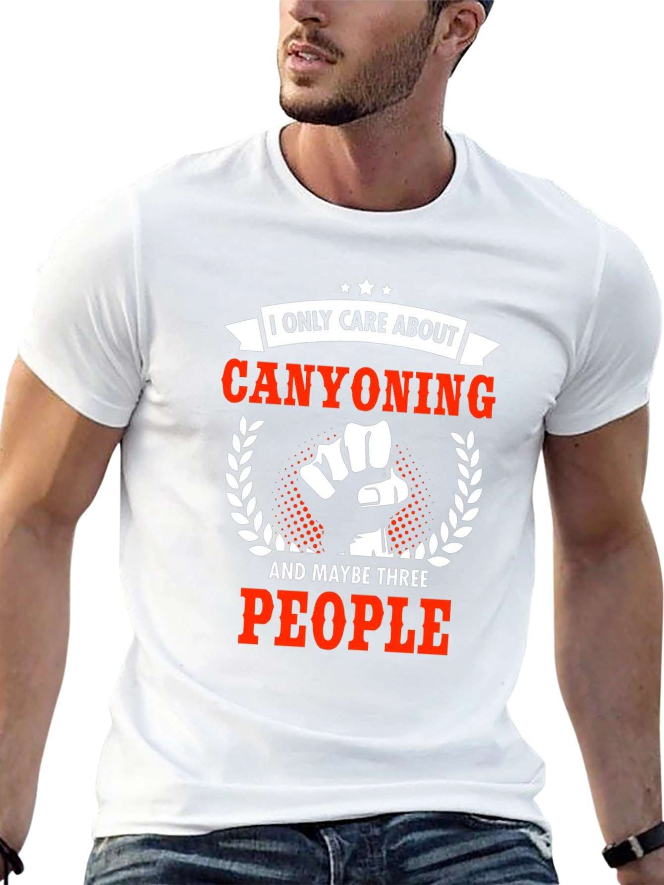 Canyoning Graphic T-Shirt: Only Care About Canyoning