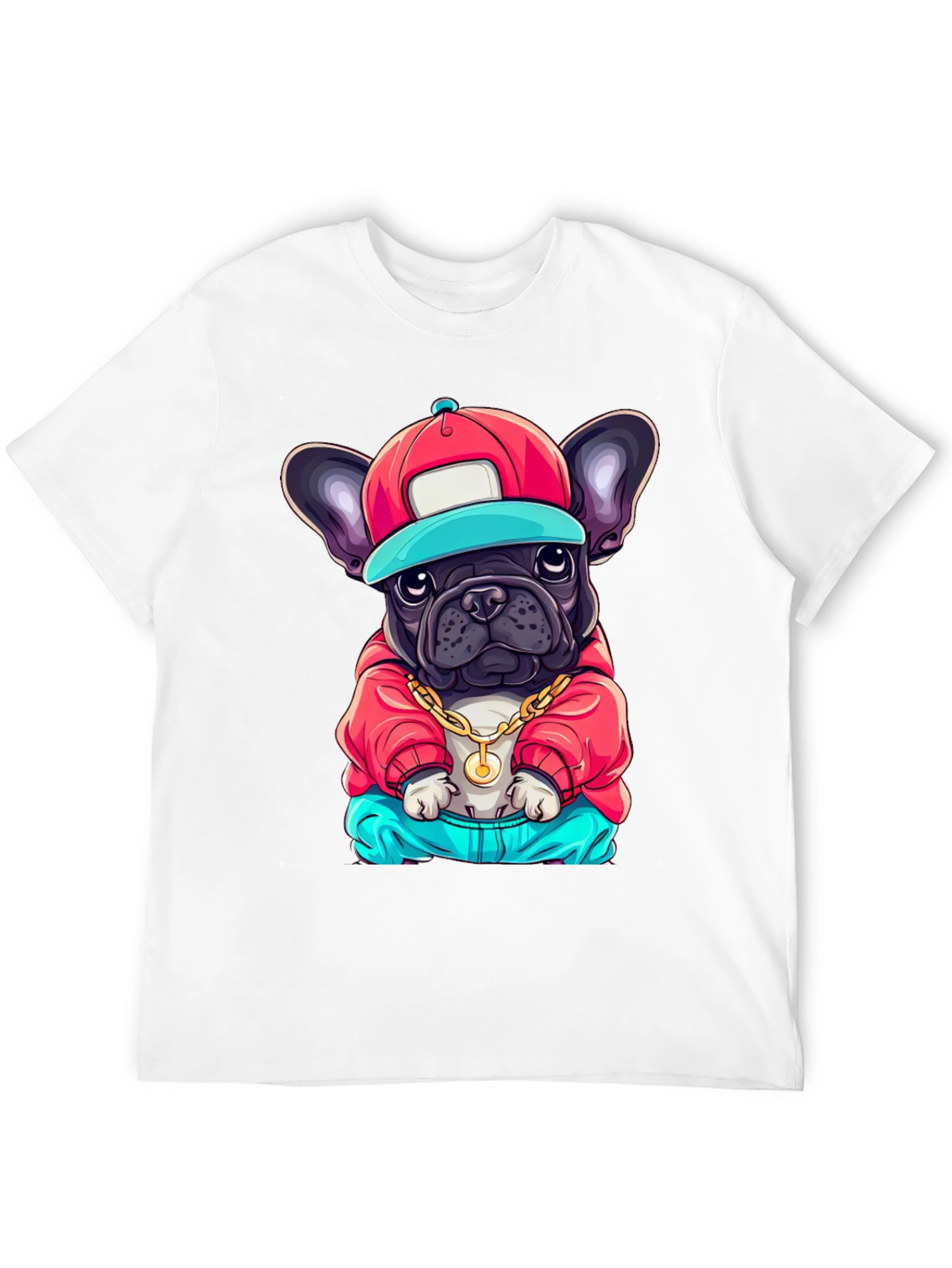 Cool Dog Graphic Tee - Trendy Streetwear Style