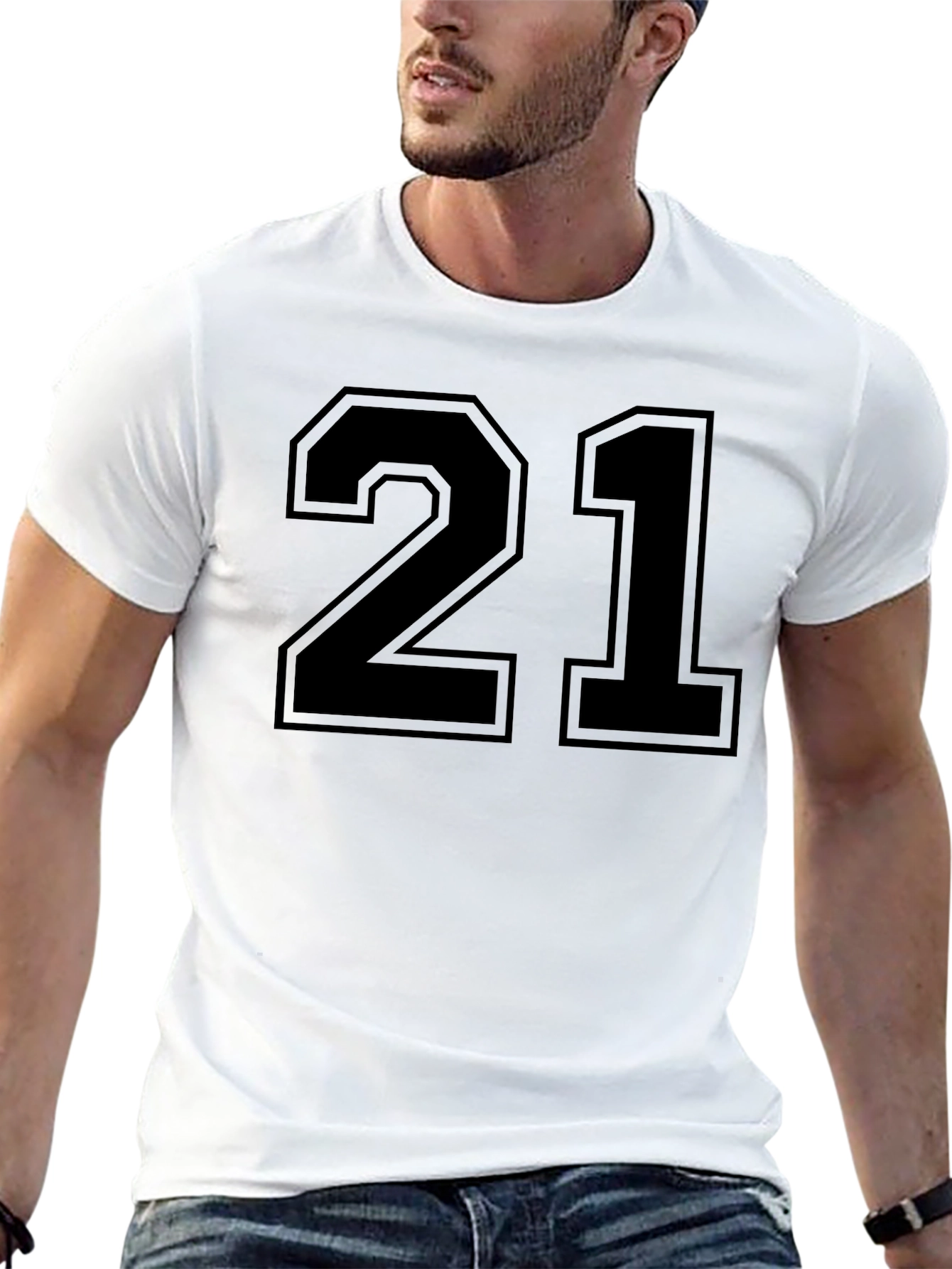 Bold 21 Graphic Tee - Classic Style