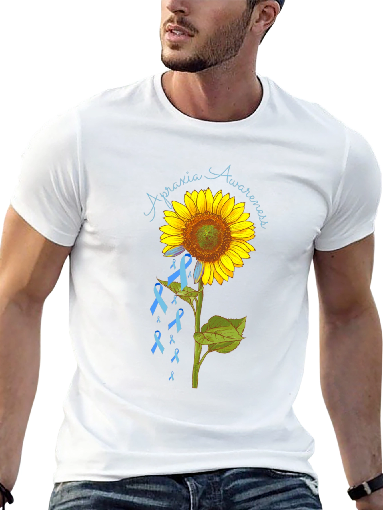 Apraxia Awareness Sunflower T-Shirt