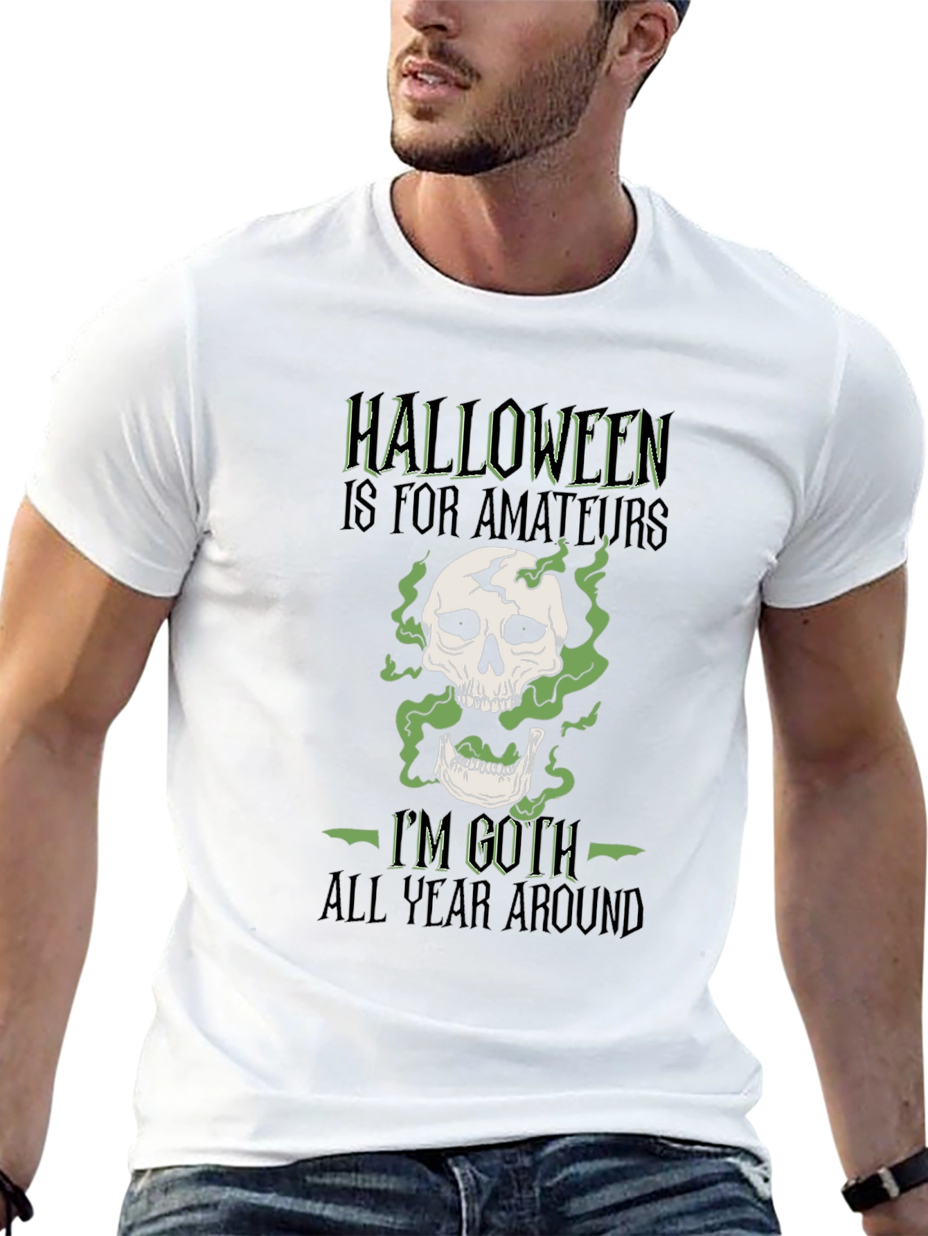 Goth All Year Round Halloween T-Shirt