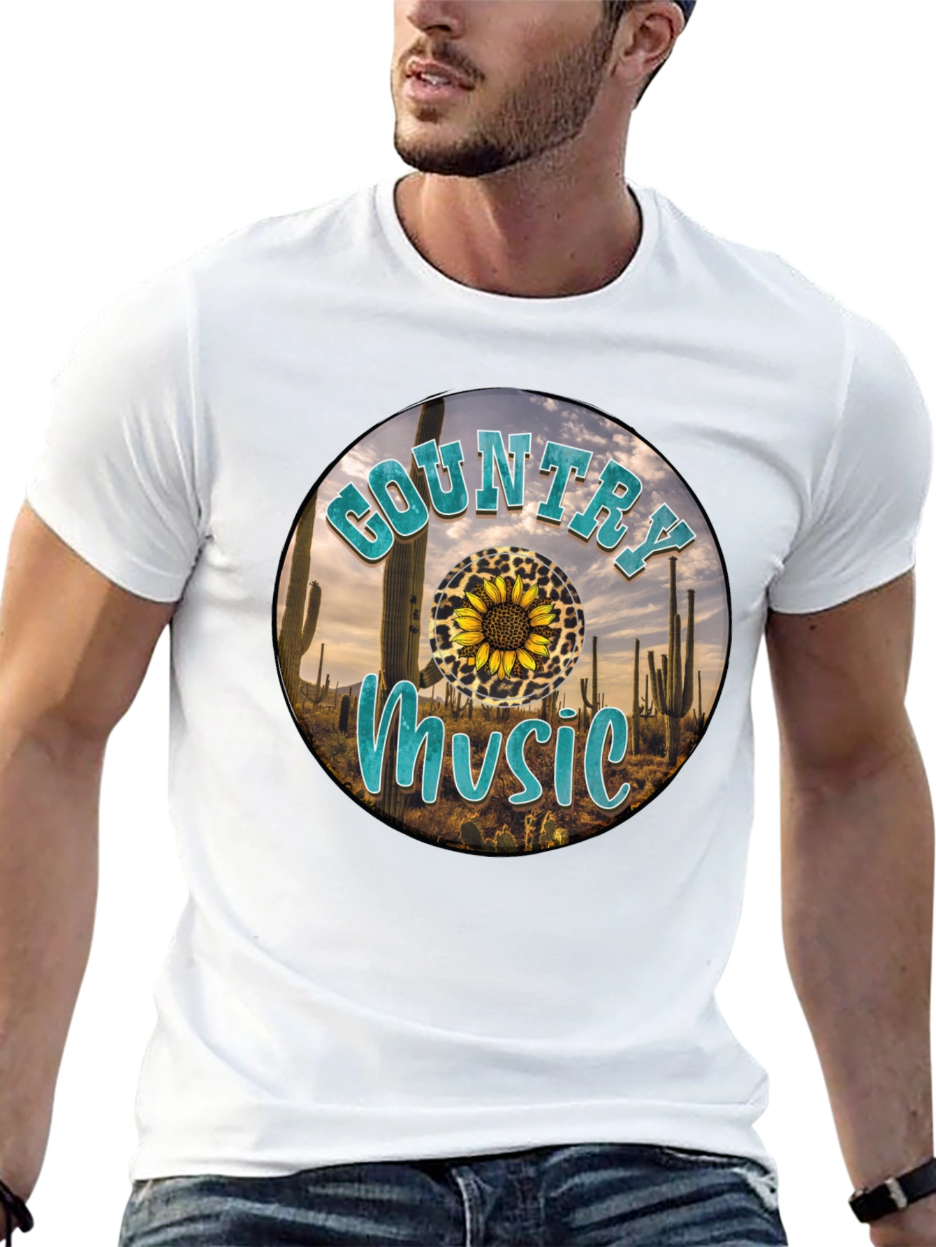 Country Music Graphic Tee - Desert Vibes