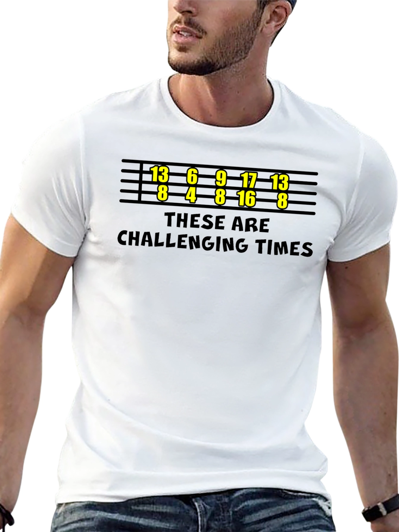 Challenging Times T-Shirt - Funny Bowling Numbers