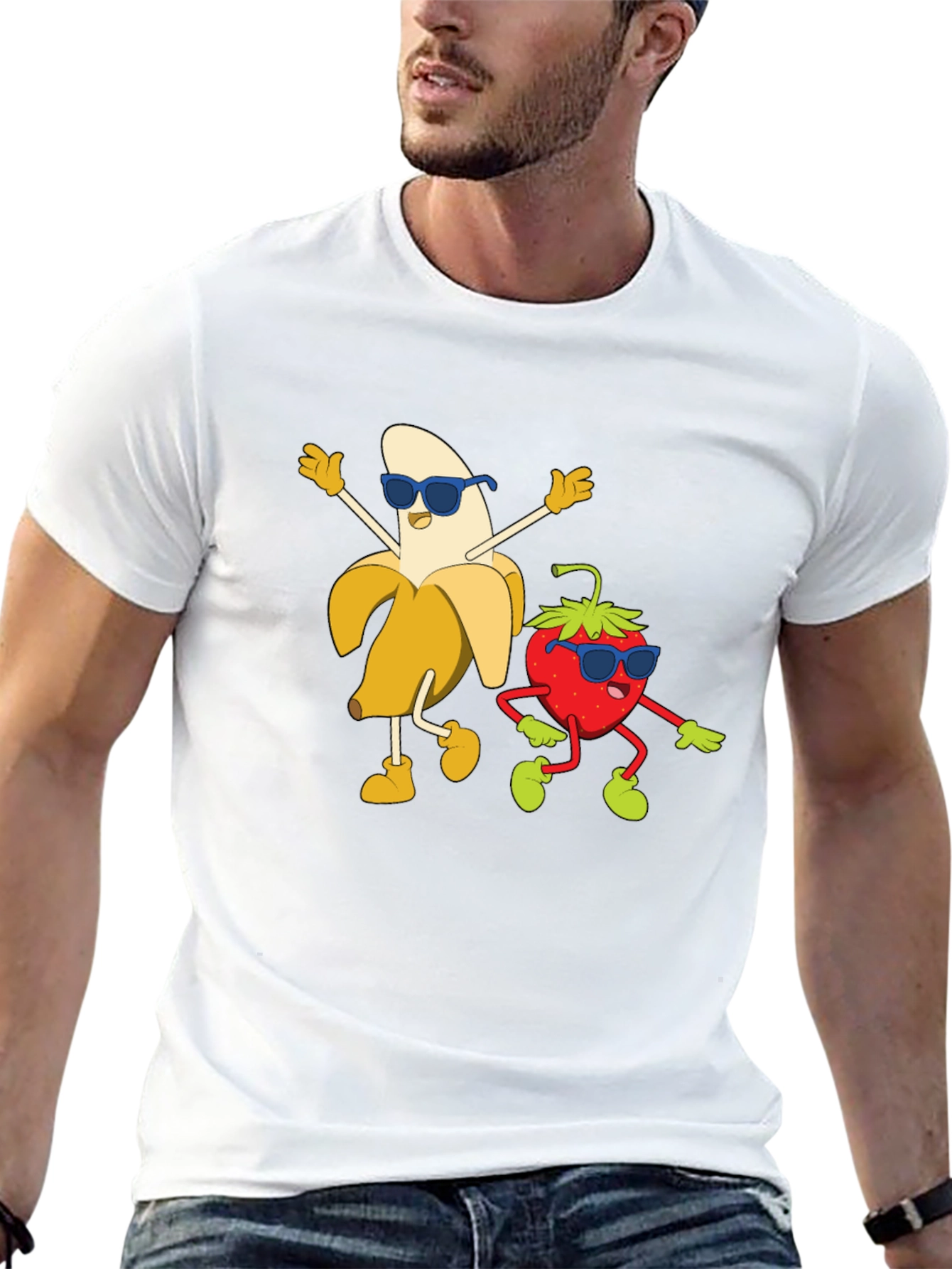 Funny Fruit Dance Graphic Tee