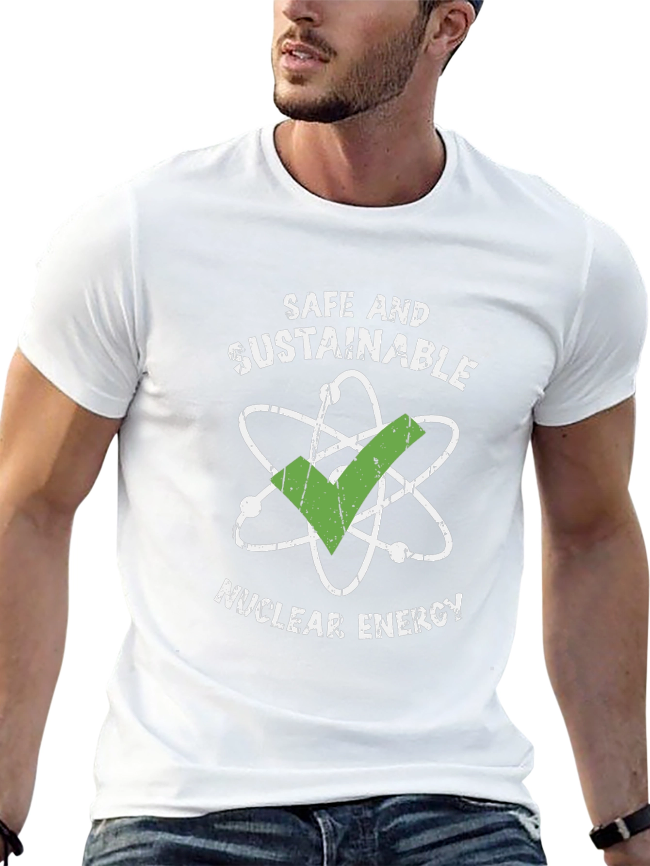 Safe & Sustainable Nuclear Energy Graphic T-Shirt