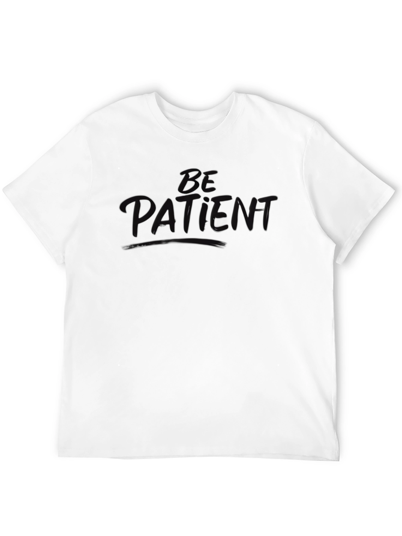 Be Patient Black Graphic Tee