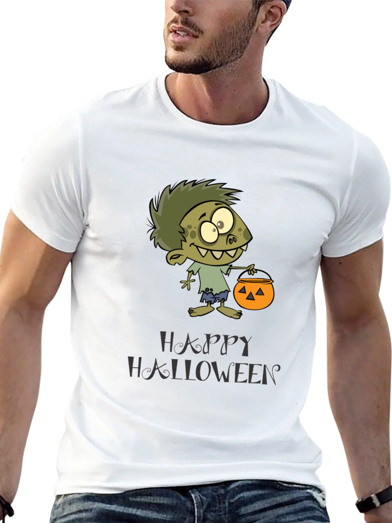Happy Halloween Zombie T-Shirt