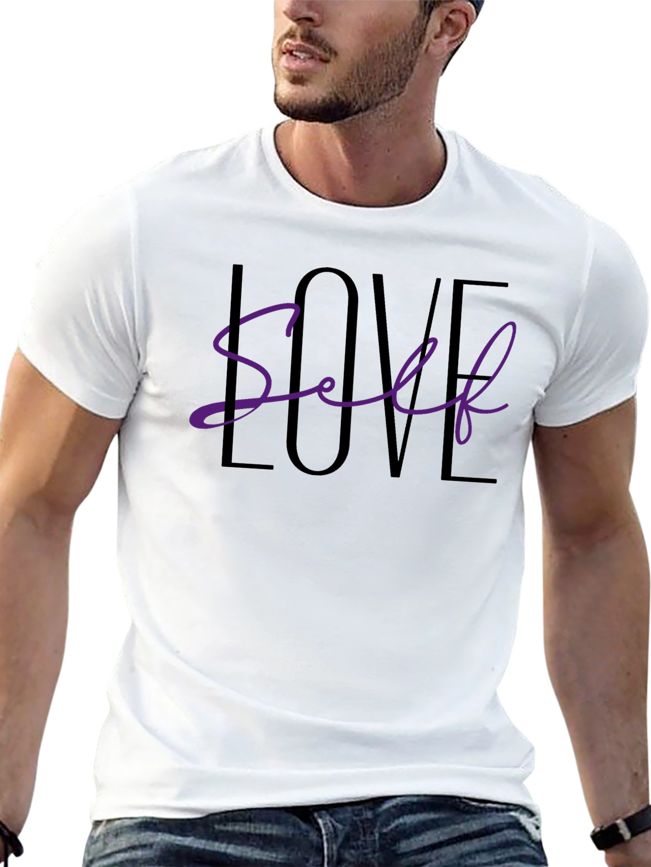 Self Love Graphic Tee - Black