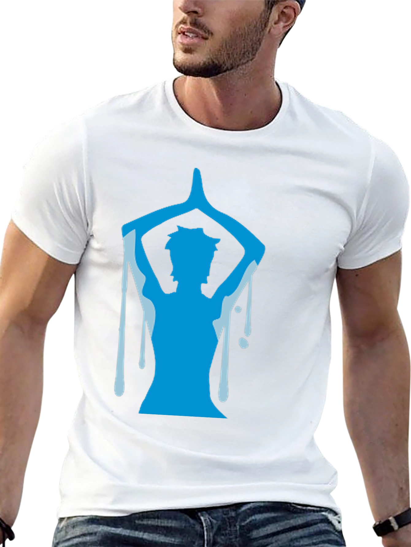 Yoga Pose Graphic T-Shirt - Black
