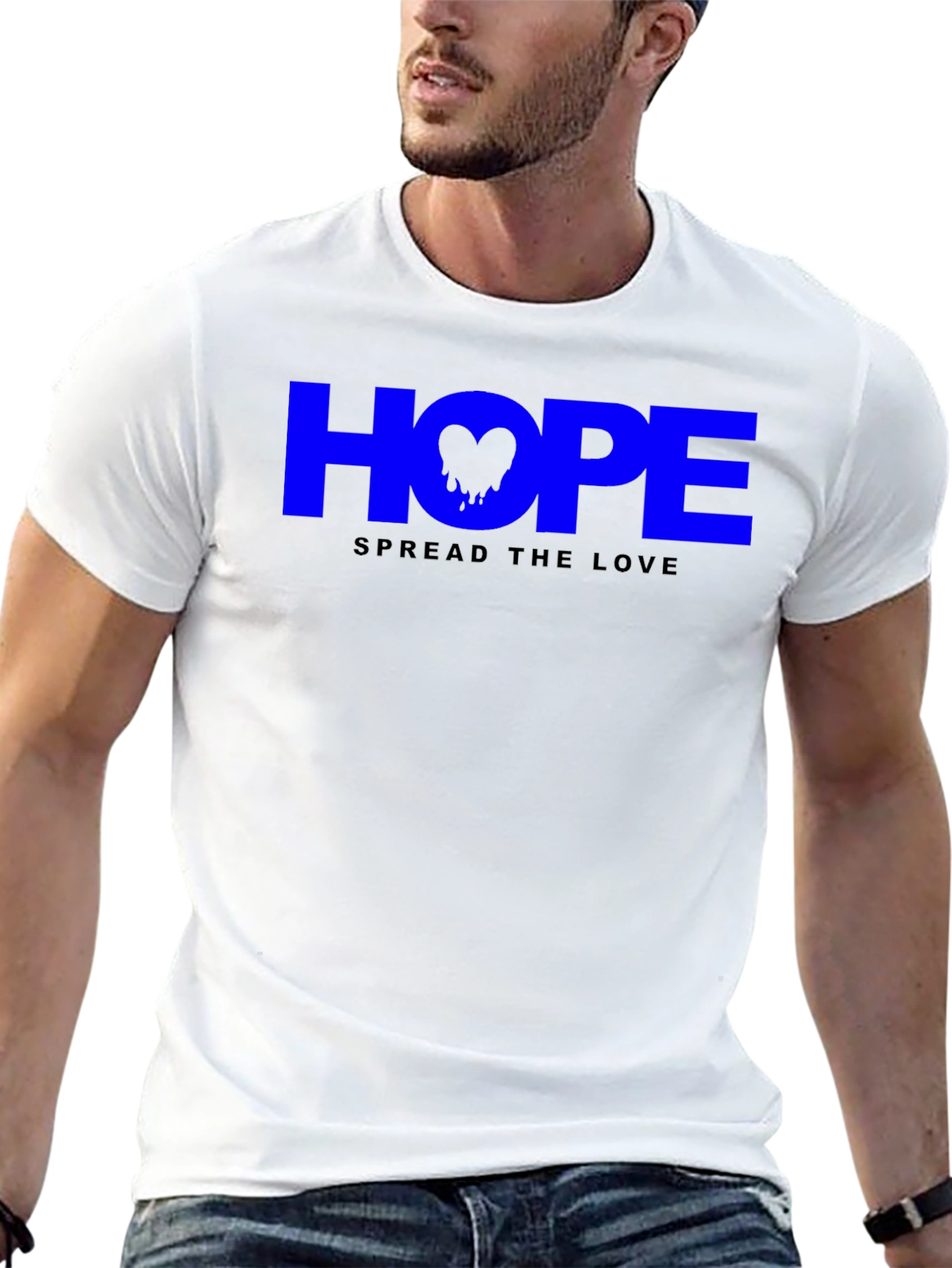 Hope Spread Love Graphic Tee - Soft Cotton Blend
