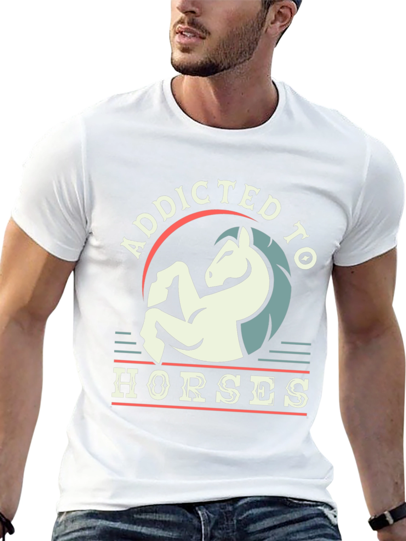 Addicted to Horses Graphic Tee