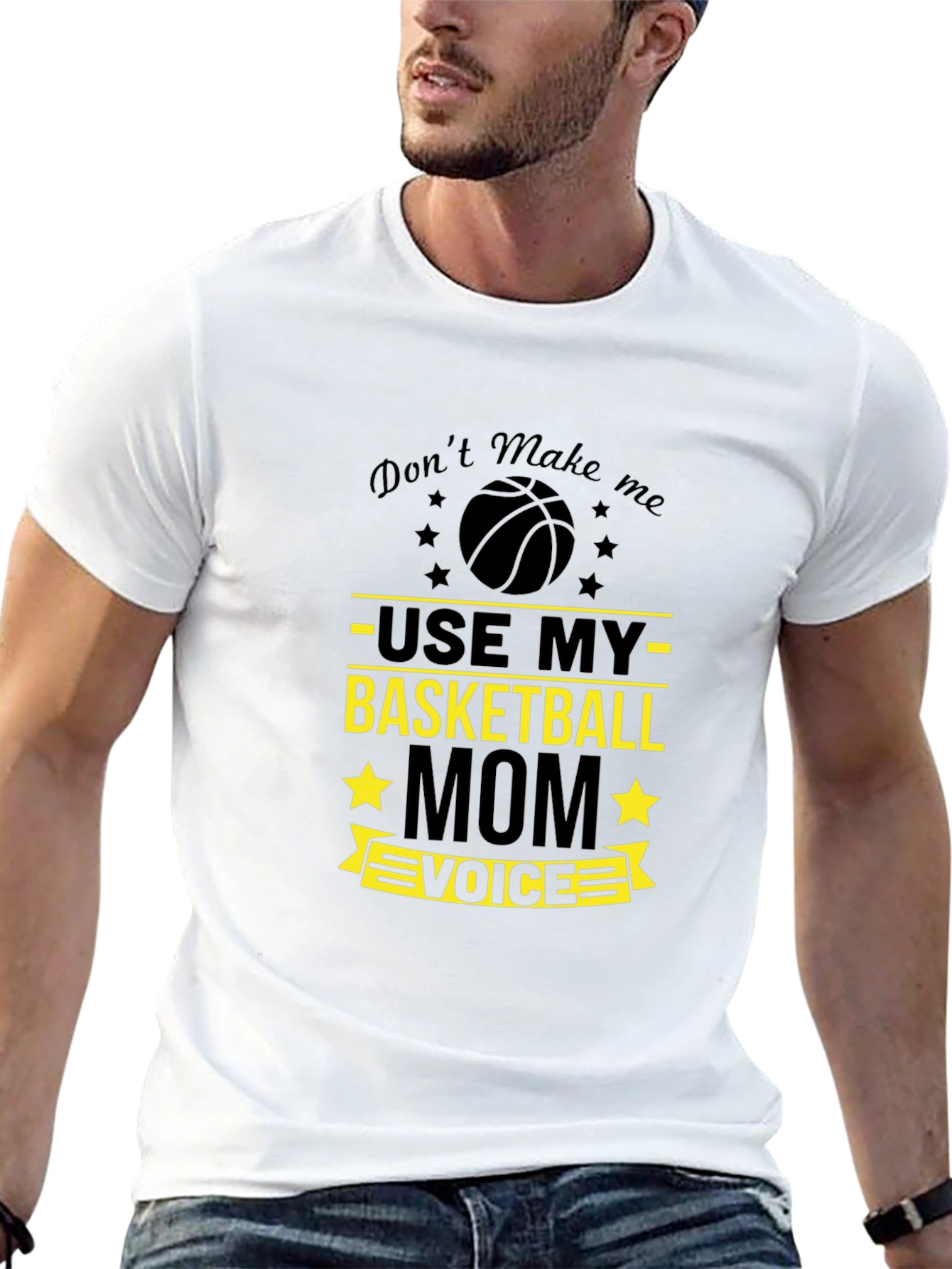 Basketball Mom T-Shirt - Use My Voice Graphic Tee