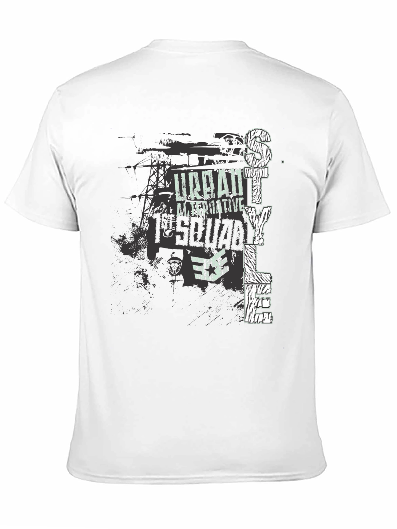 Urban Style Graphic Print Mens T-Shirt