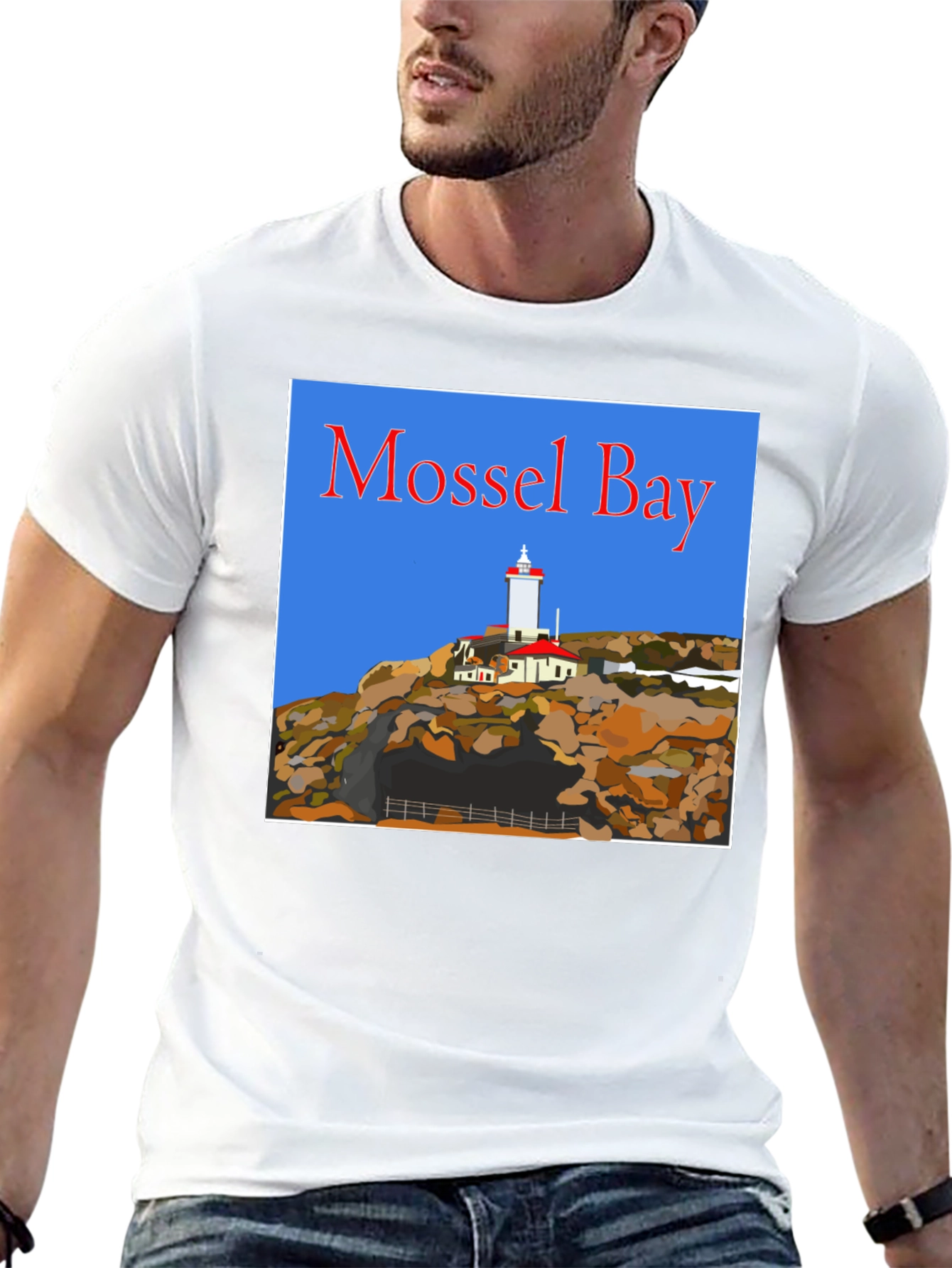 Mossel Bay Lighthouse Graphic T-Shirt