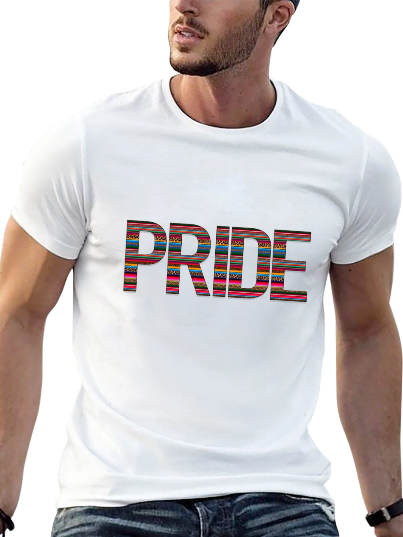 Pride Graphic Print Black T-Shirt