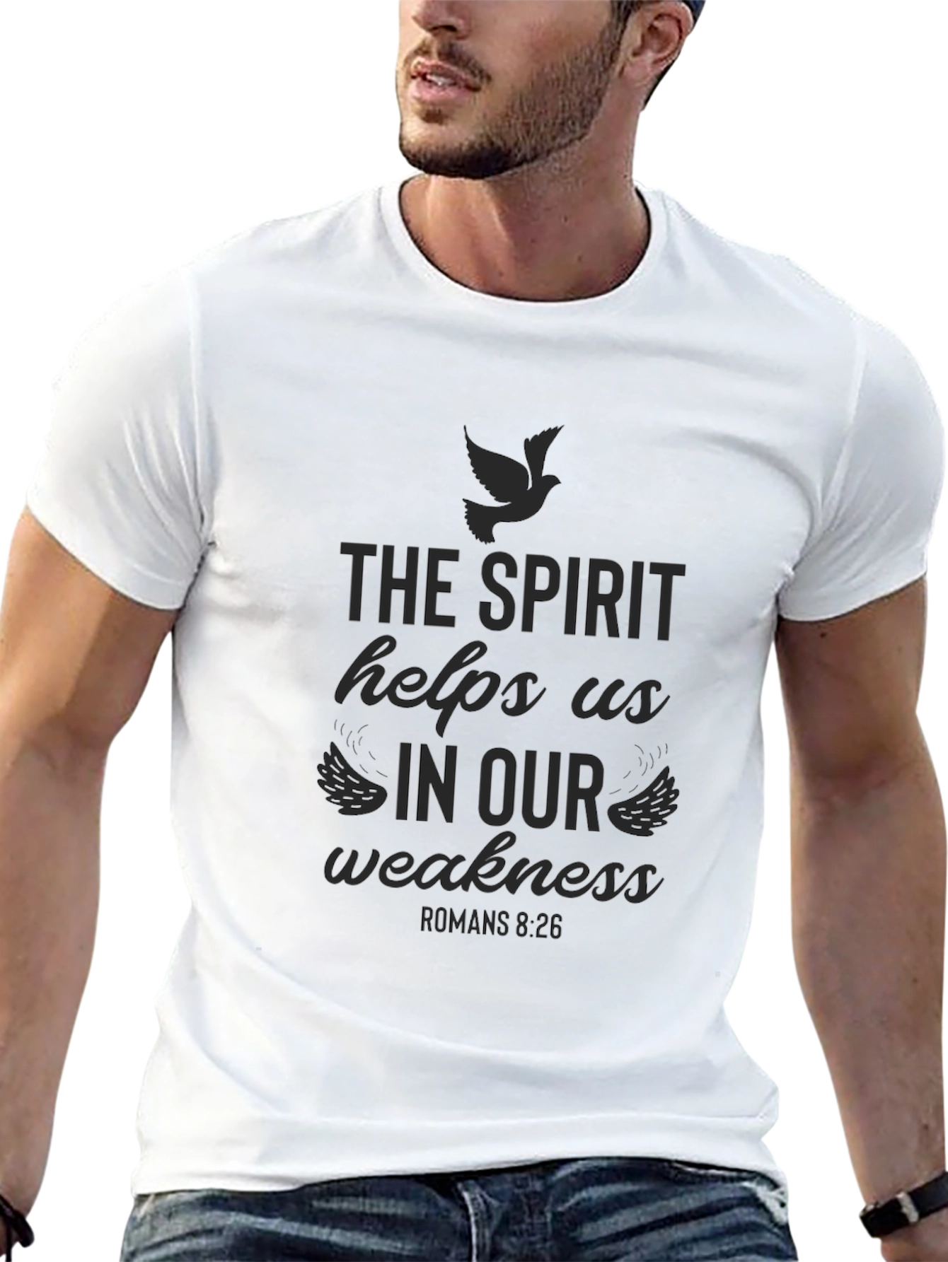The Spirit Helps Us Christian T-Shirt