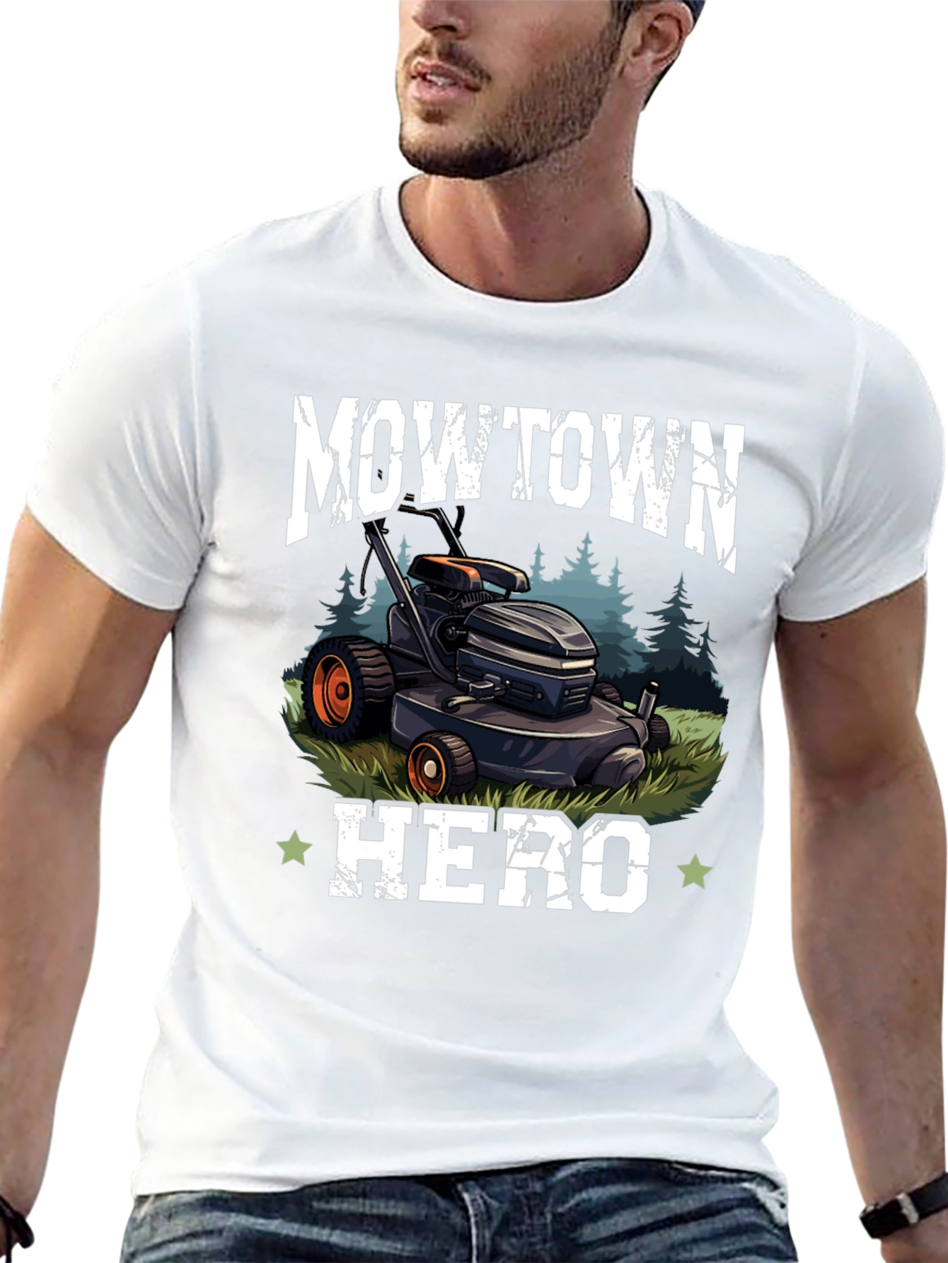Mowtown Hero Graphic Tee - Lawn Care T-Shirt