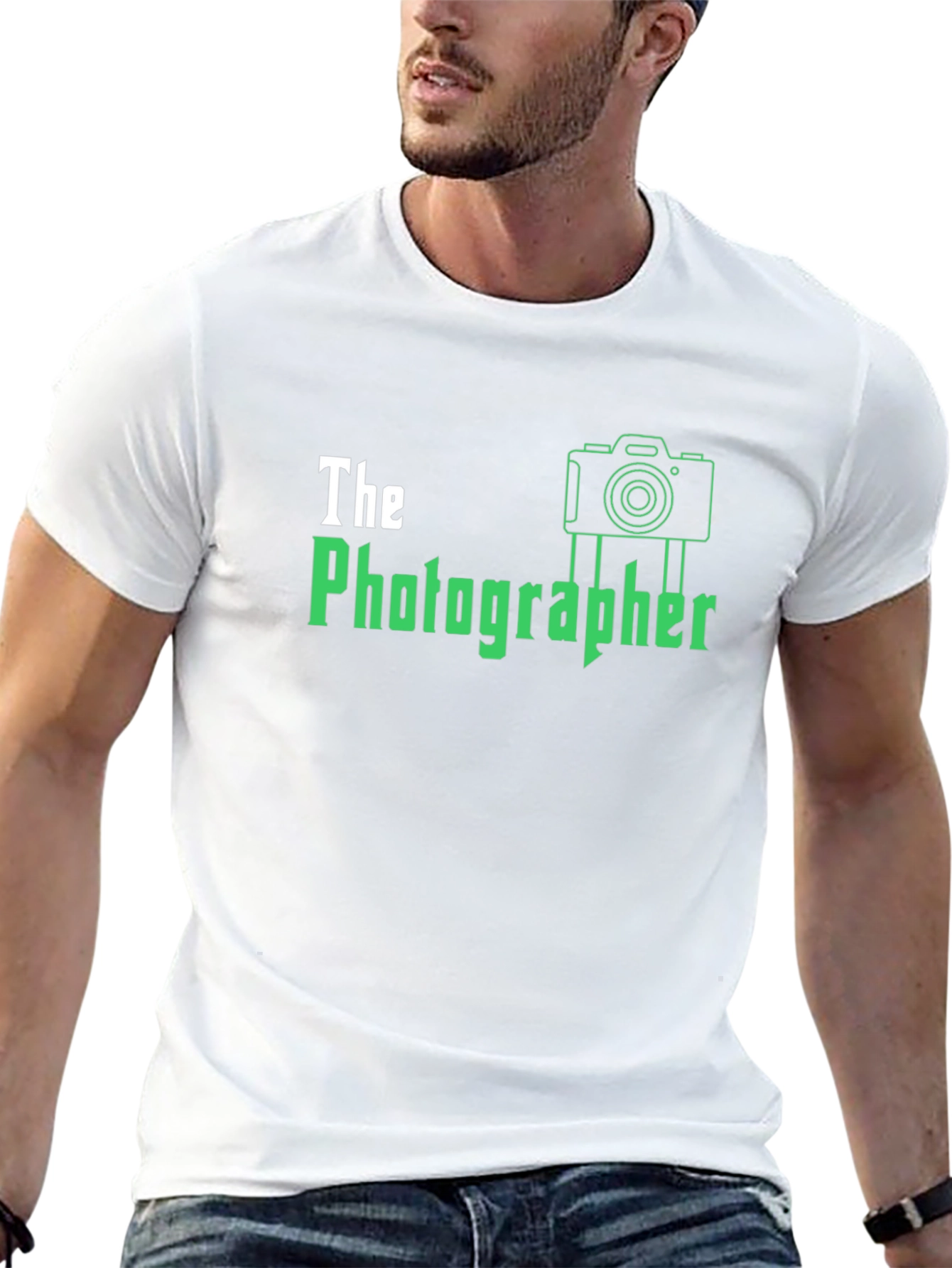 The Photographer Graphic Tee - Black