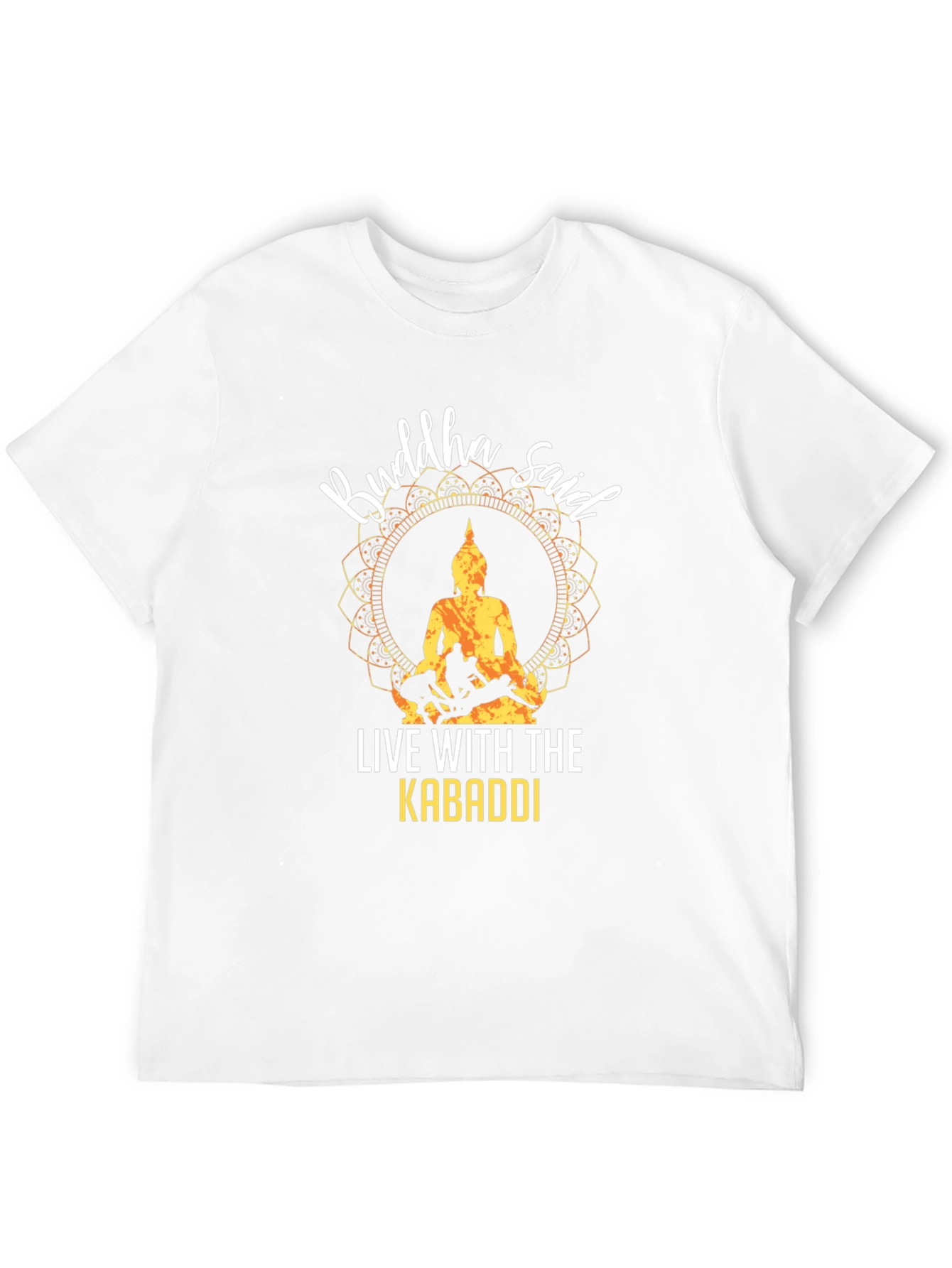 Buddha Said Kabaddi Graphic Tee - Black