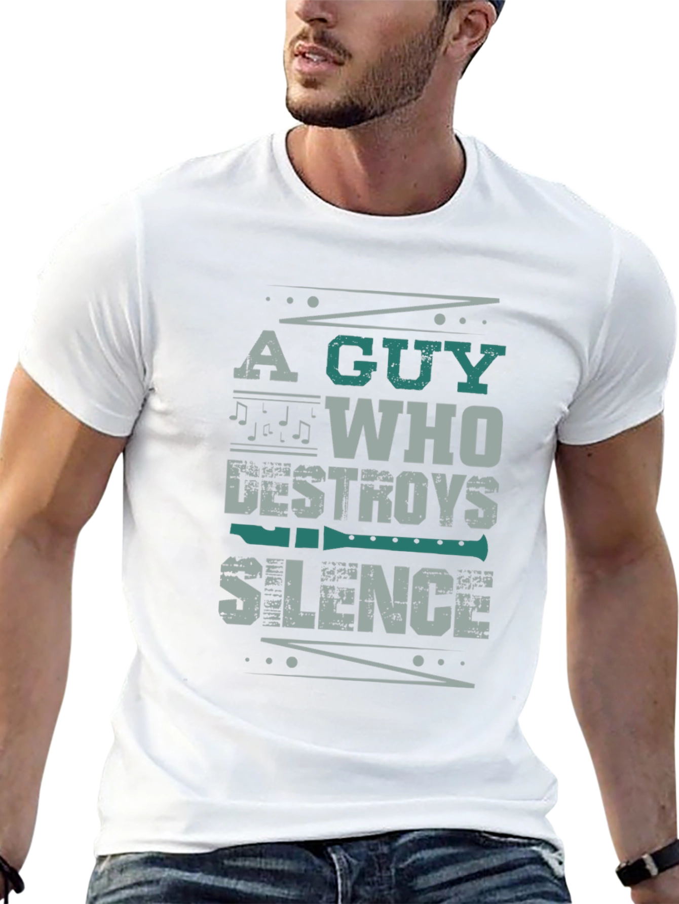 A Guy Who Destroys Silence T-Shirt