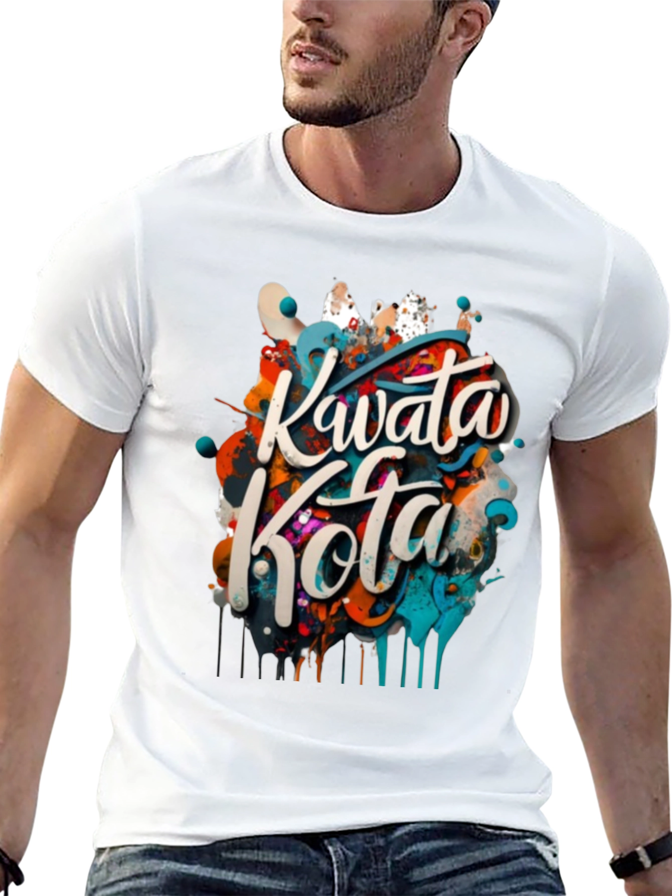 Kawata Kota Graphic Tee - Urban Style T-Shirt