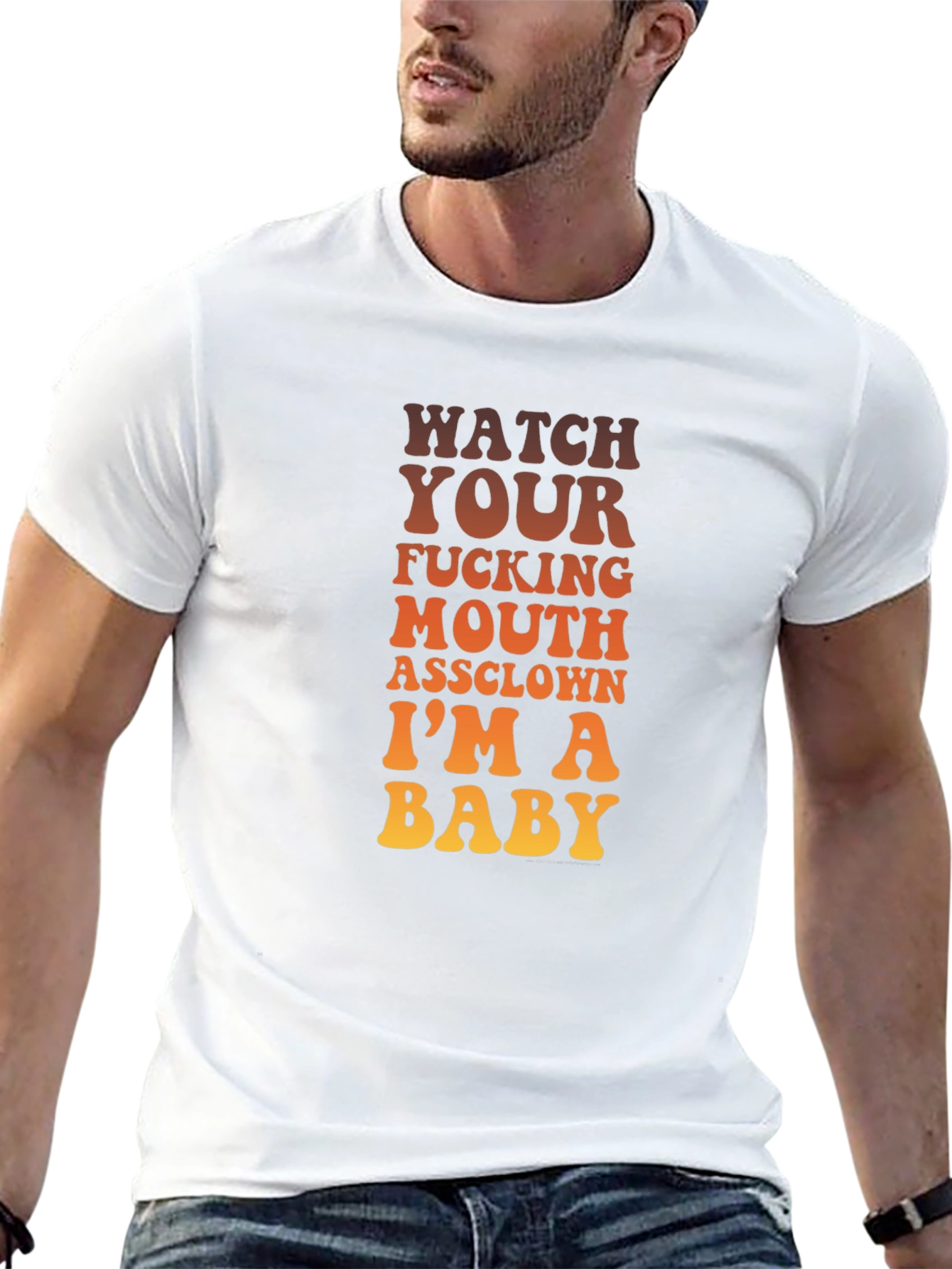 Funny Sarcastic Graphic T-Shirt - Watch Your Mouth