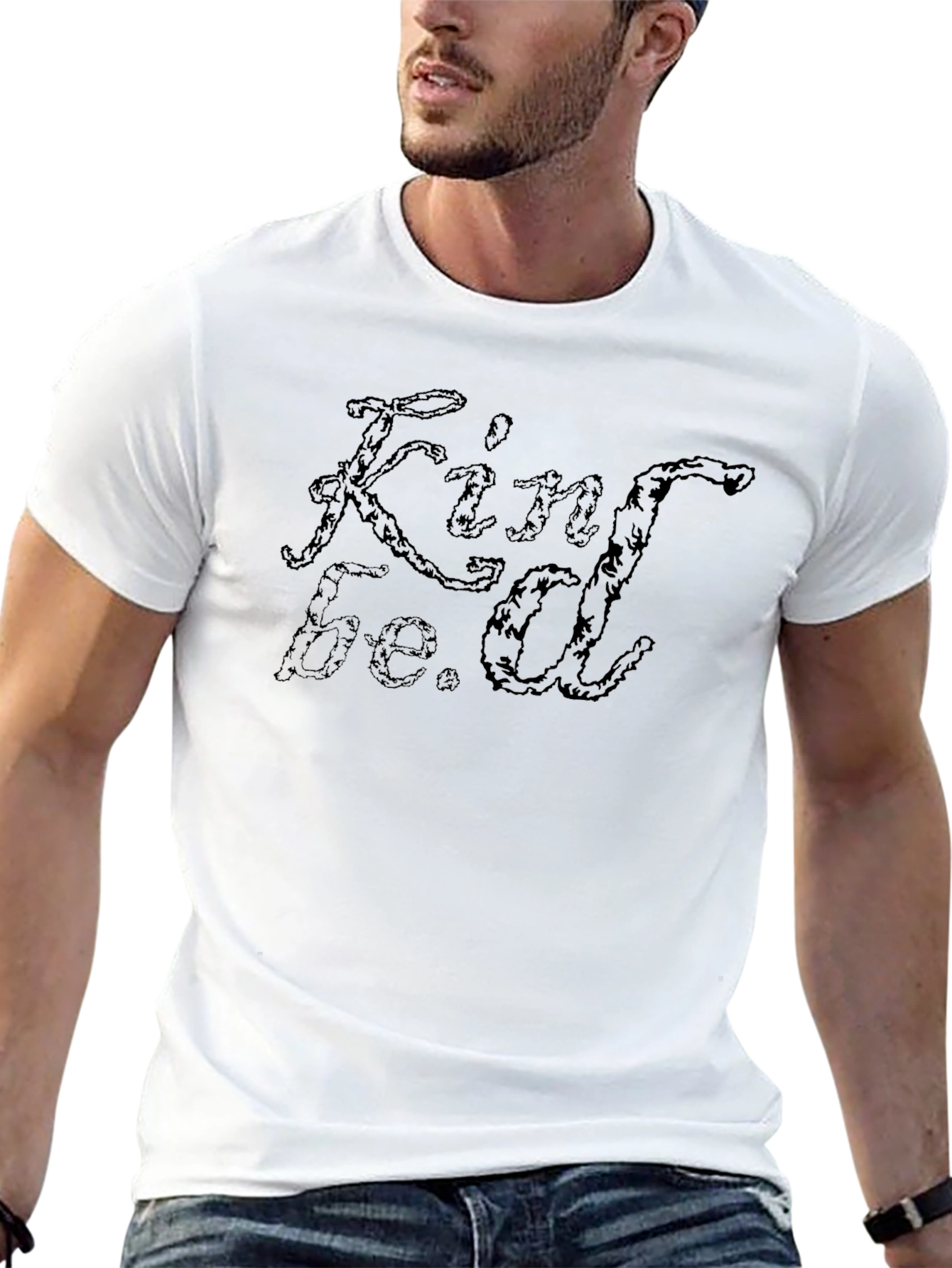 Kind Be Kind Tee - Mens Black Graphic T-Shirt