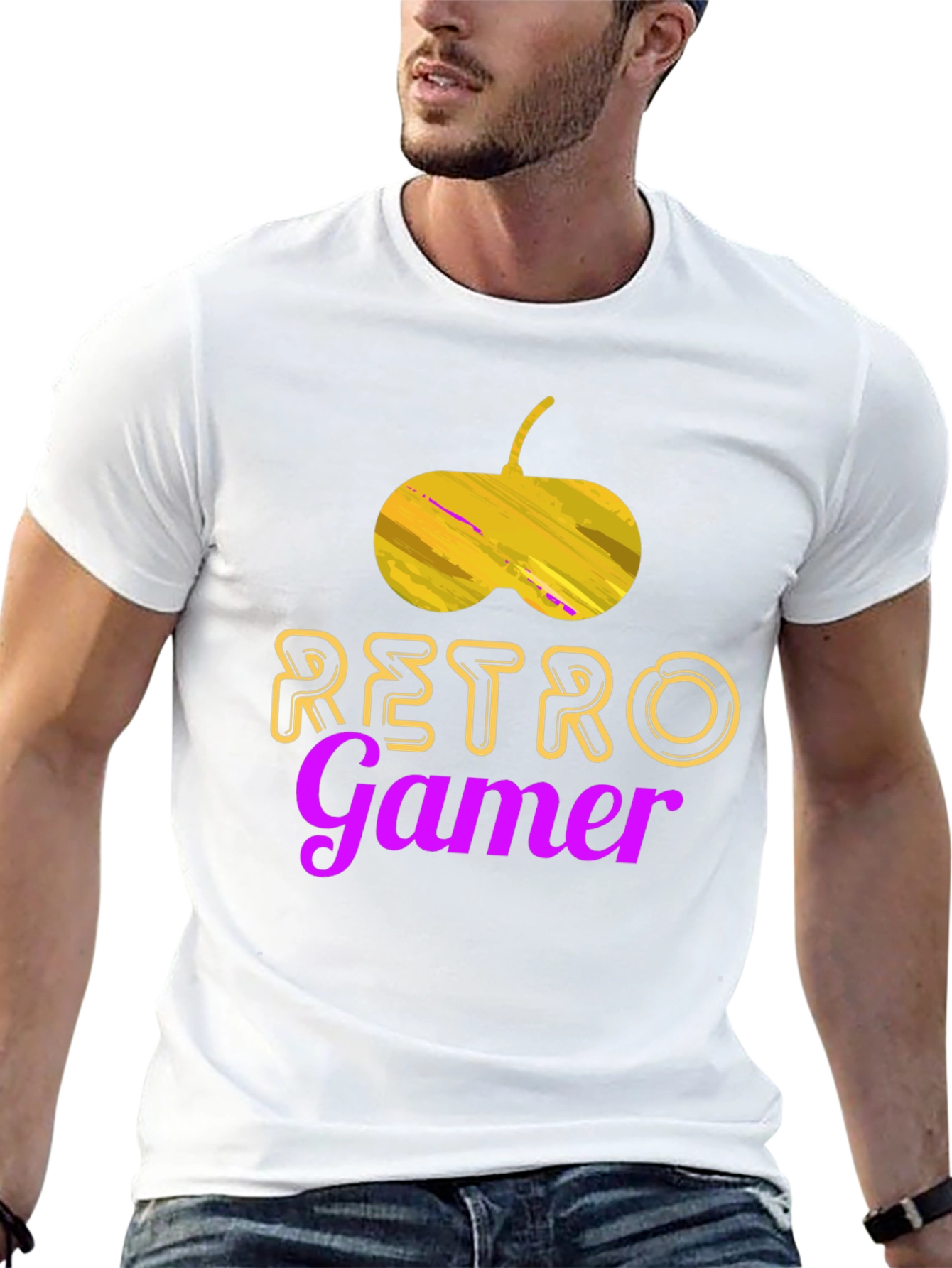 Retro Gamer Black T-Shirt