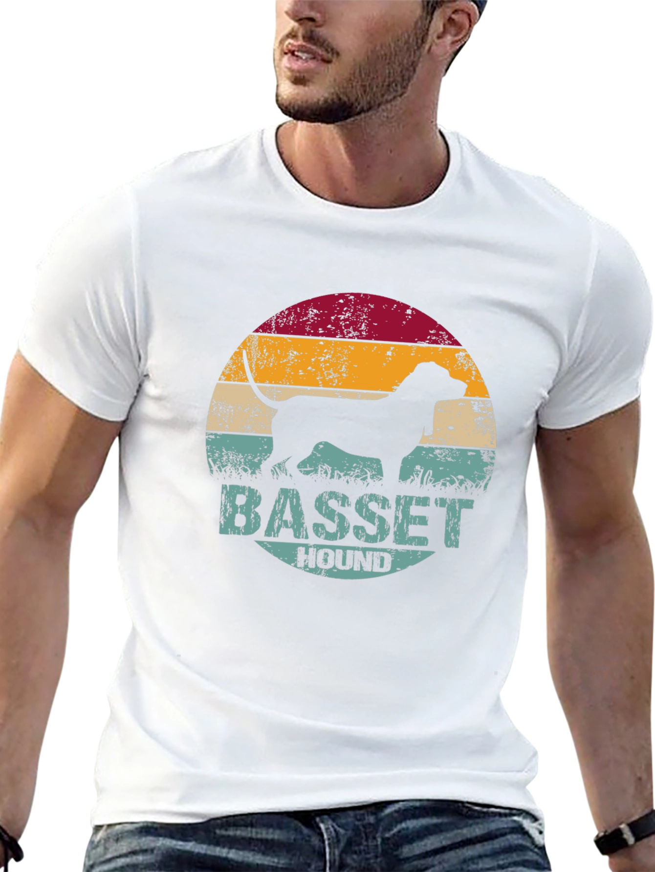 Basset Hound Dog Graphic Tee